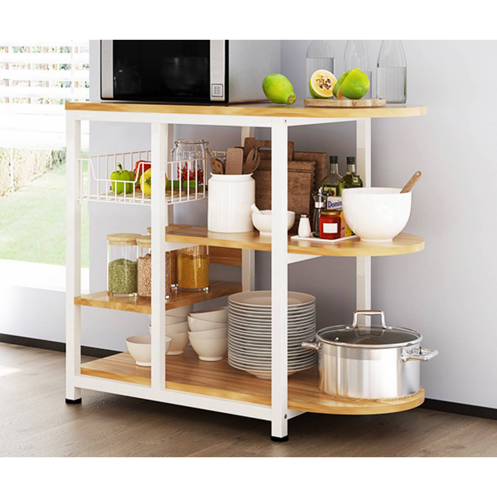 Mueble Multiusos de Metal para Cocina o Alacena Bossa Nara.