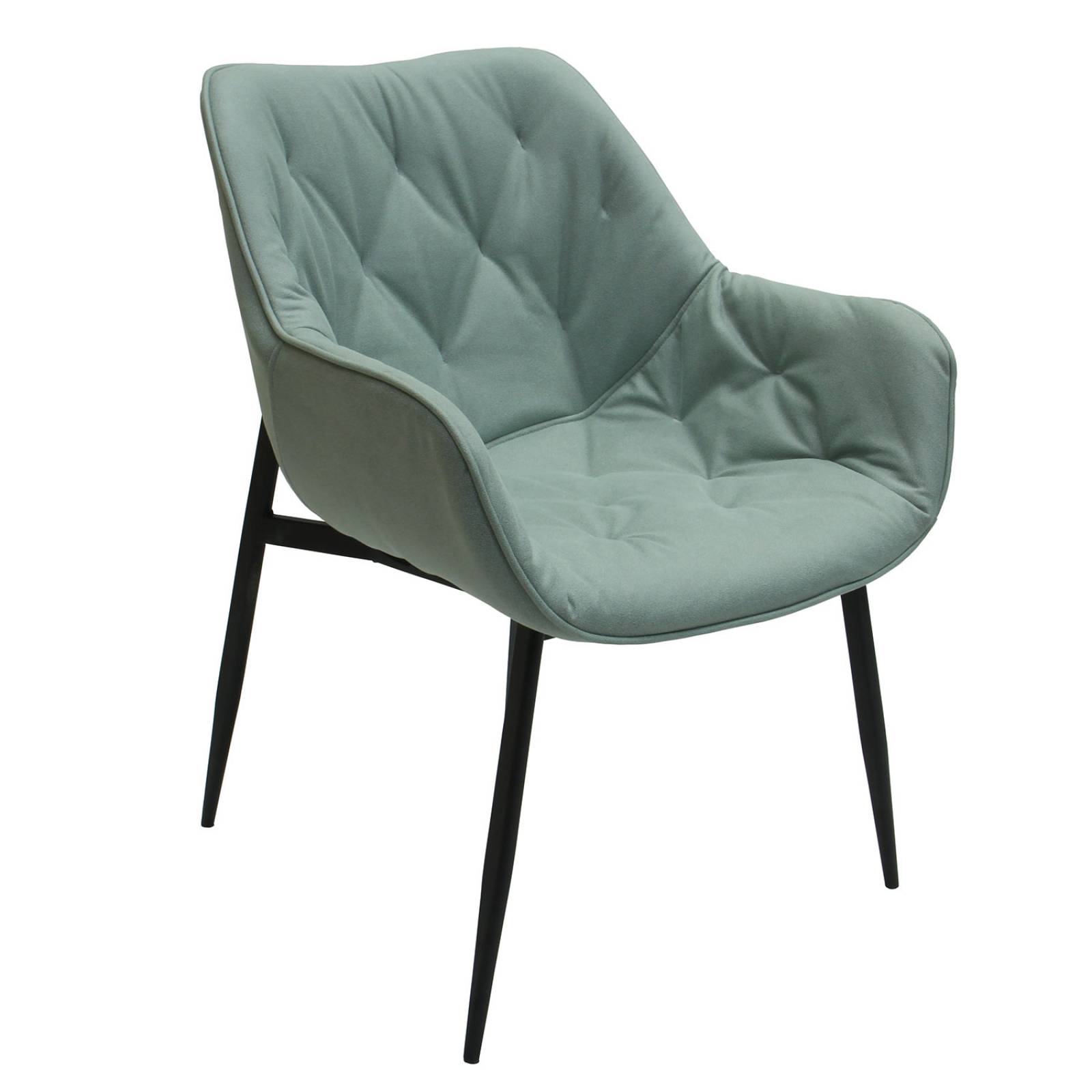 Silla Retro de Comedor Clásica Bossa Cecilia Turquesa