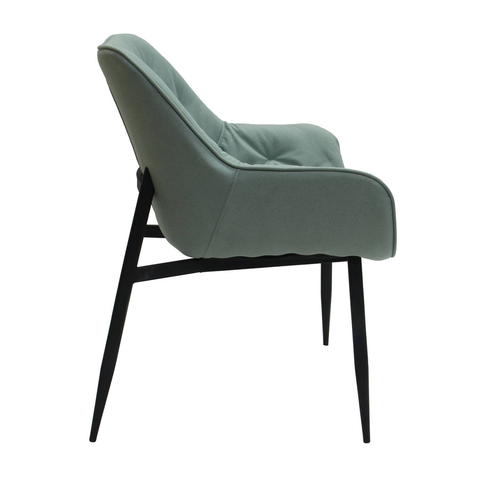 Silla Retro de Comedor Clásica Bossa Cecilia Turquesa