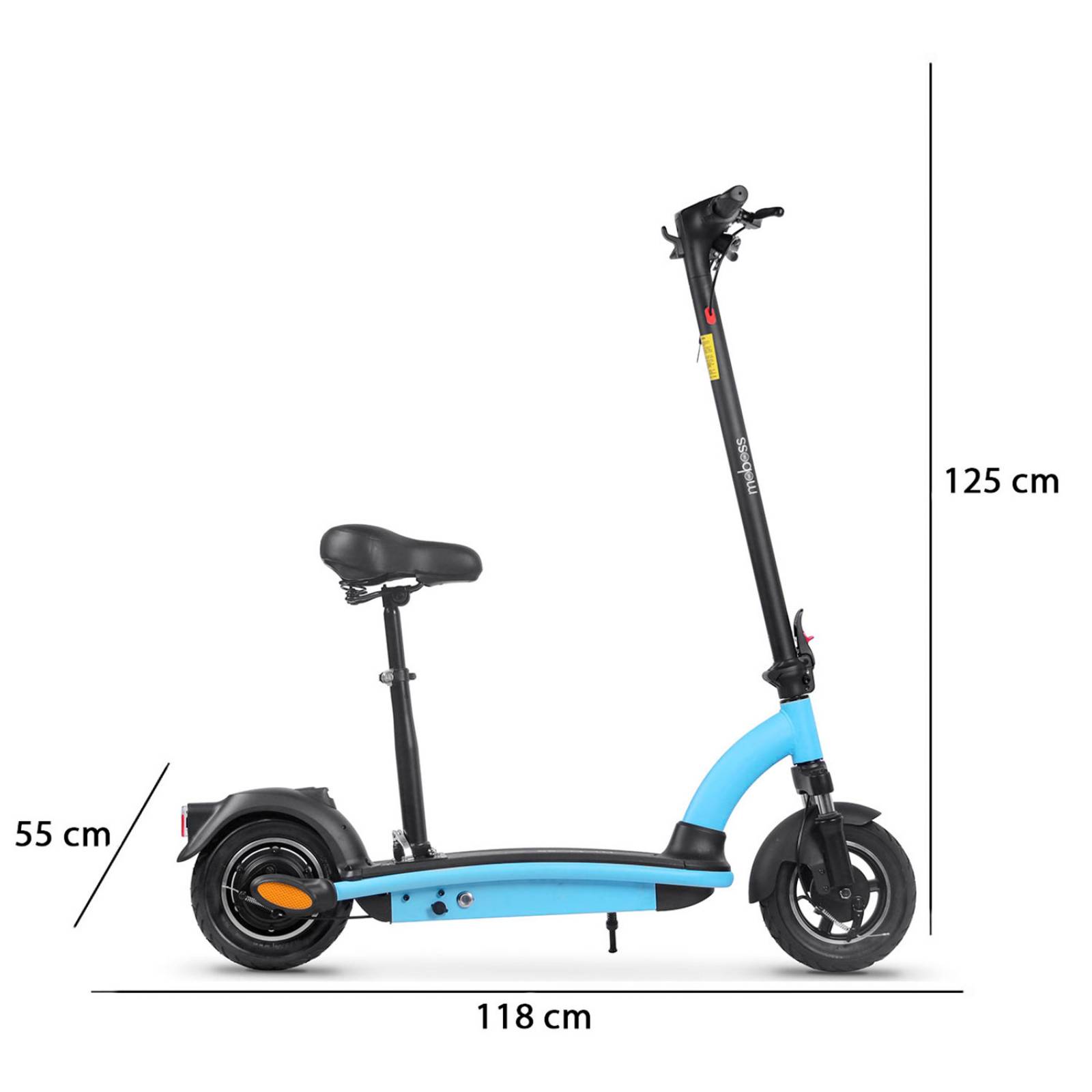 Scooter Eléctrico Plegable Moboss MBX4 Azul 35km/h
