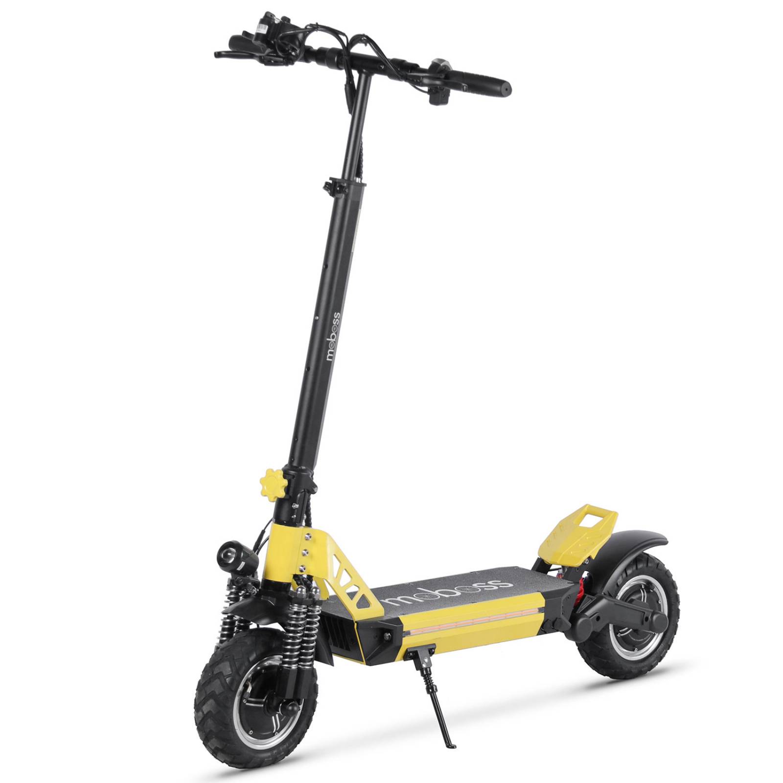Scooter Eléctrico Plegable Moboss MBX3 Amarillo 75km/h.