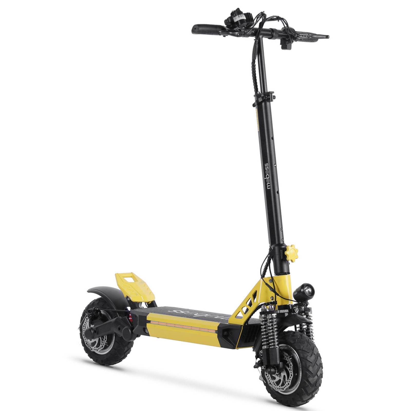 Scooter Eléctrico Plegable Moboss MBX3 Amarillo 75km/h.