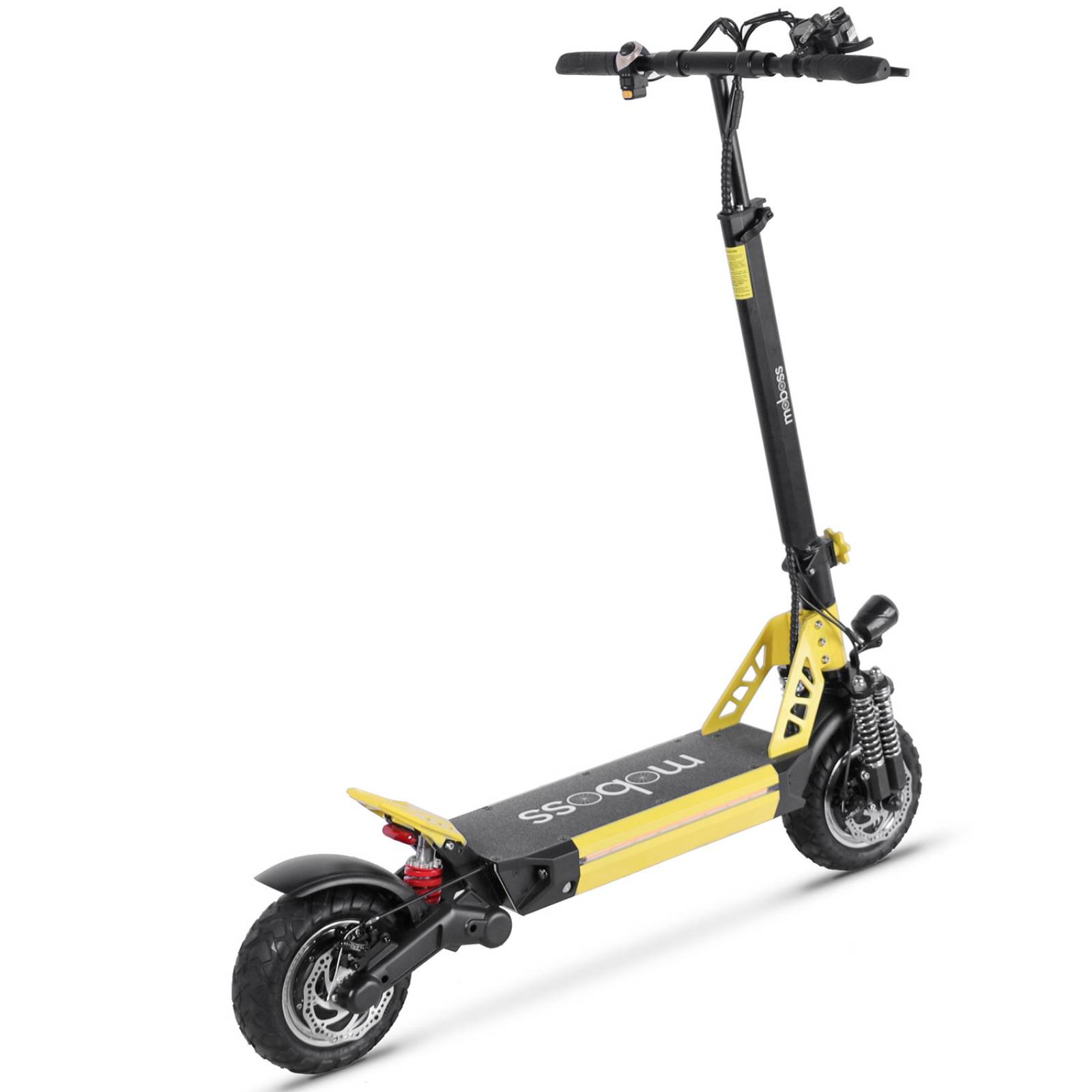 Scooter Eléctrico Plegable Moboss MBX3 Amarillo 75km/h.