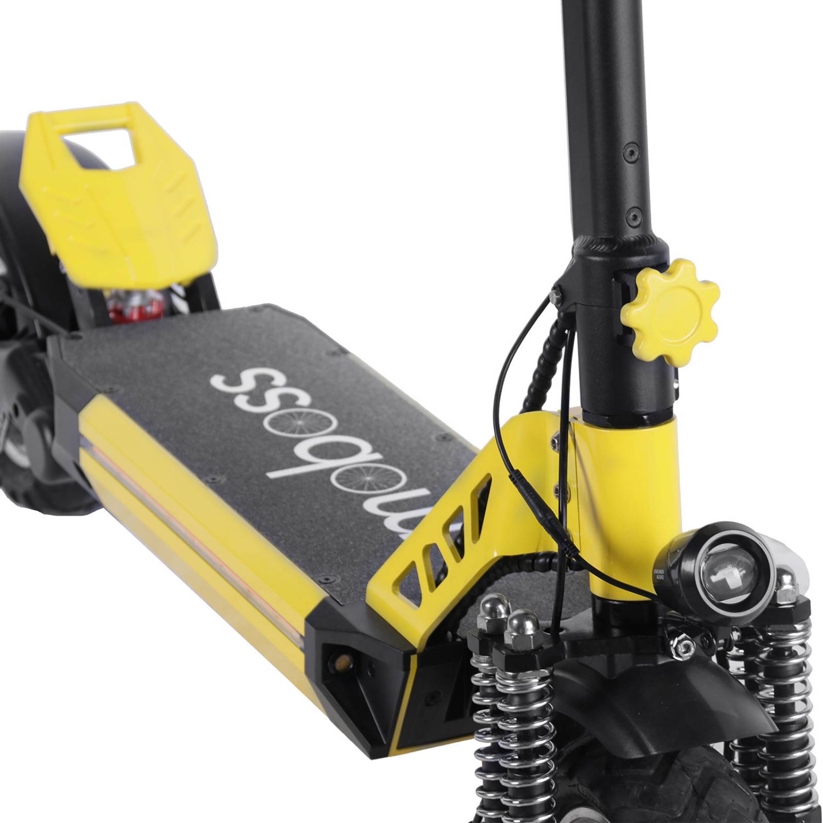 Scooter Eléctrico Plegable Moboss MBX3 Amarillo 75km/h.