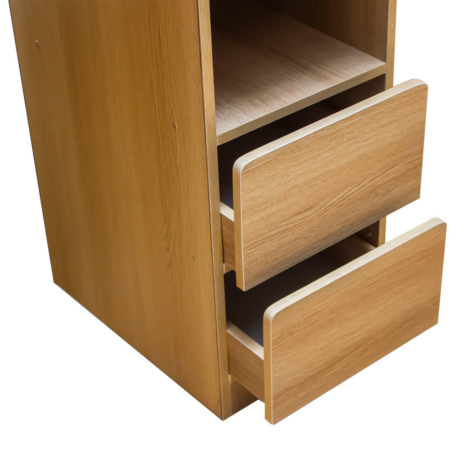 Escritorio Home Office con Repisas Bossa Rivia Avellana