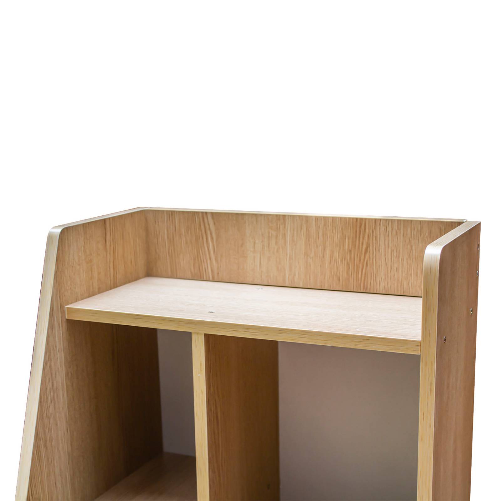 Escritorio Home Office con Repisas Bossa Rivia Avellana