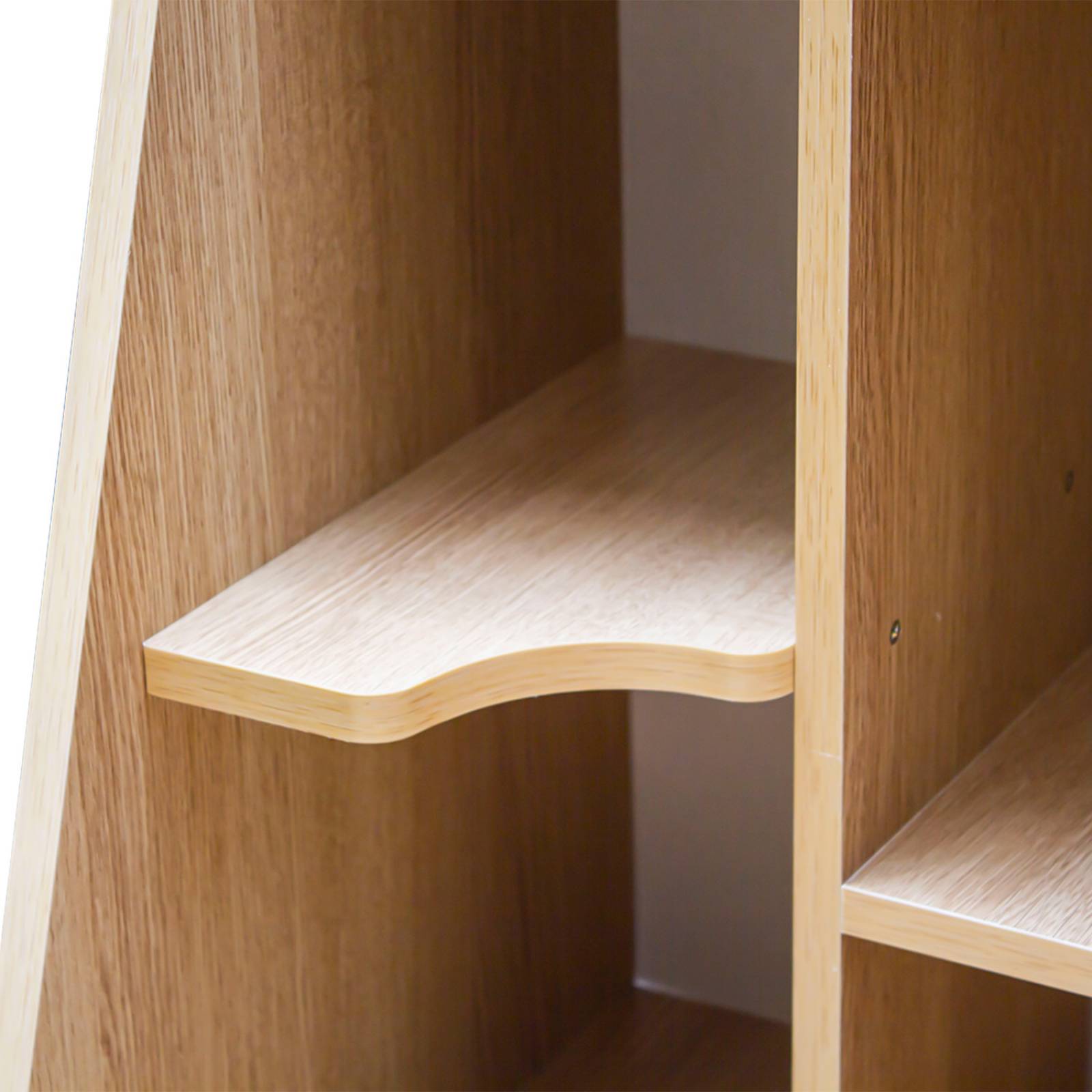 Escritorio Home Office con Repisas Bossa Rivia Avellana