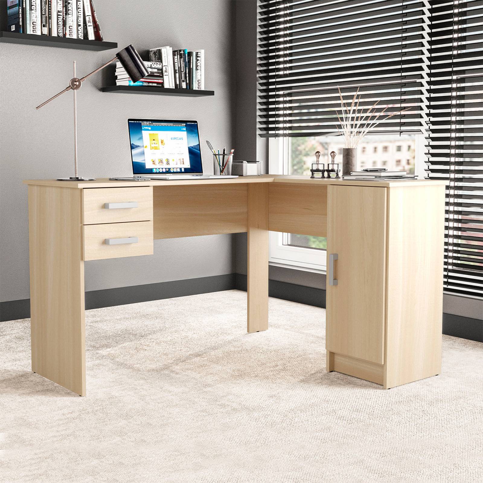 Escritorio Home Office para Oficina o Estudio Bossa Barcelona Café