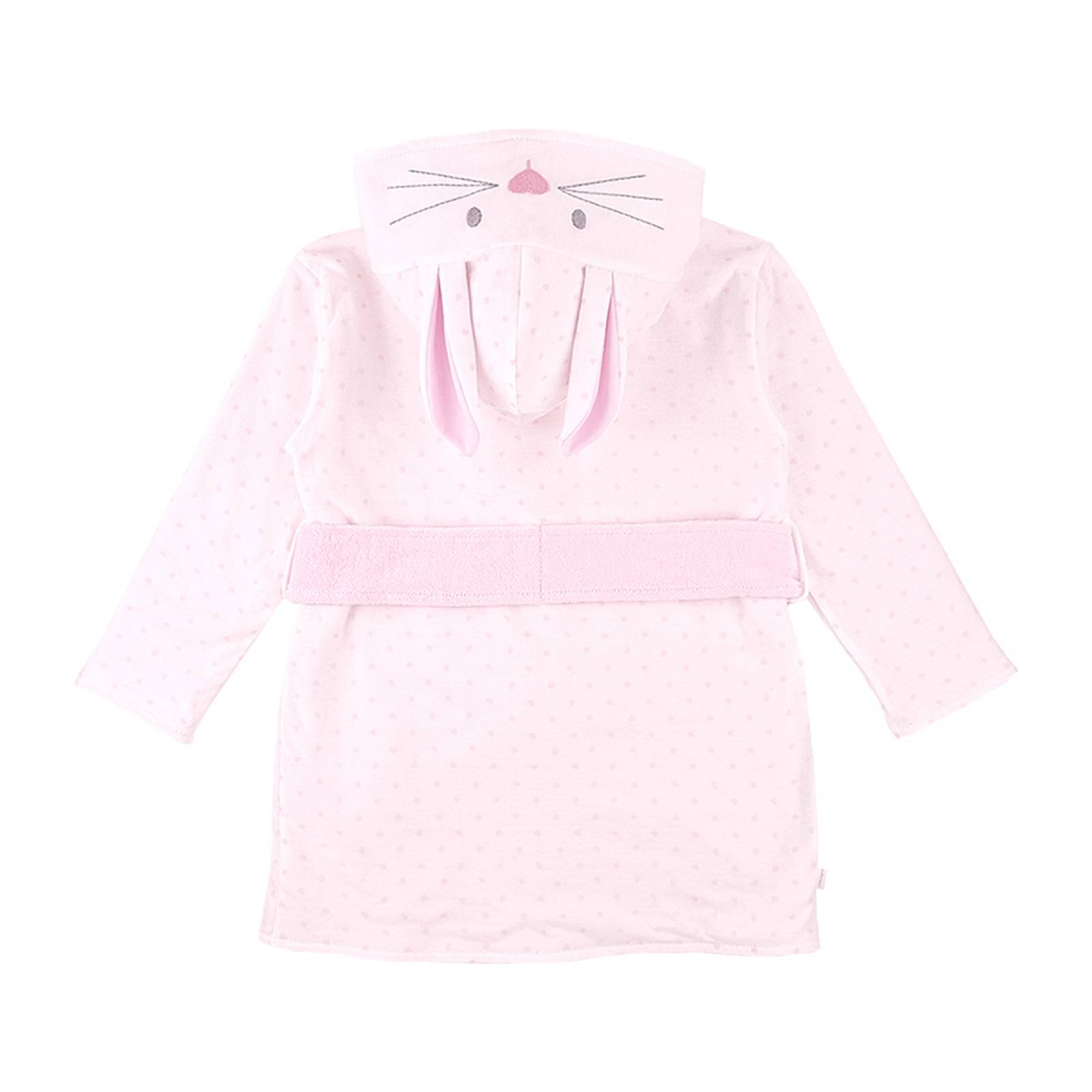 Bata de Baño con Gorro en Algodón Hipoalergénico Diseño de Conejo