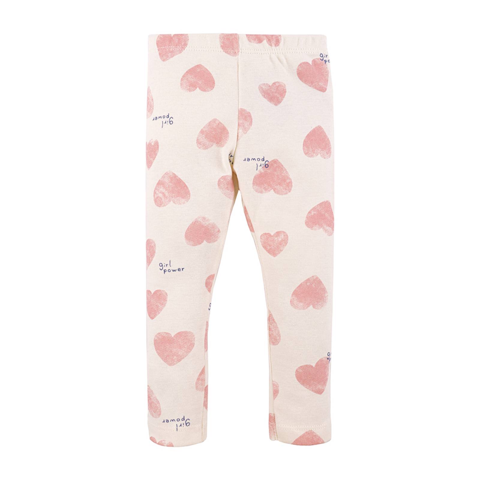 Leggins en Algodón Hipoarlegénico Estampado de Corazones