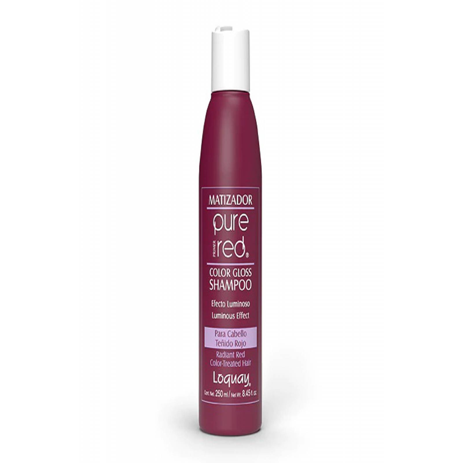 Shampoo Matizador Para Cabello Rojo Caobas Borgoñas Mechas