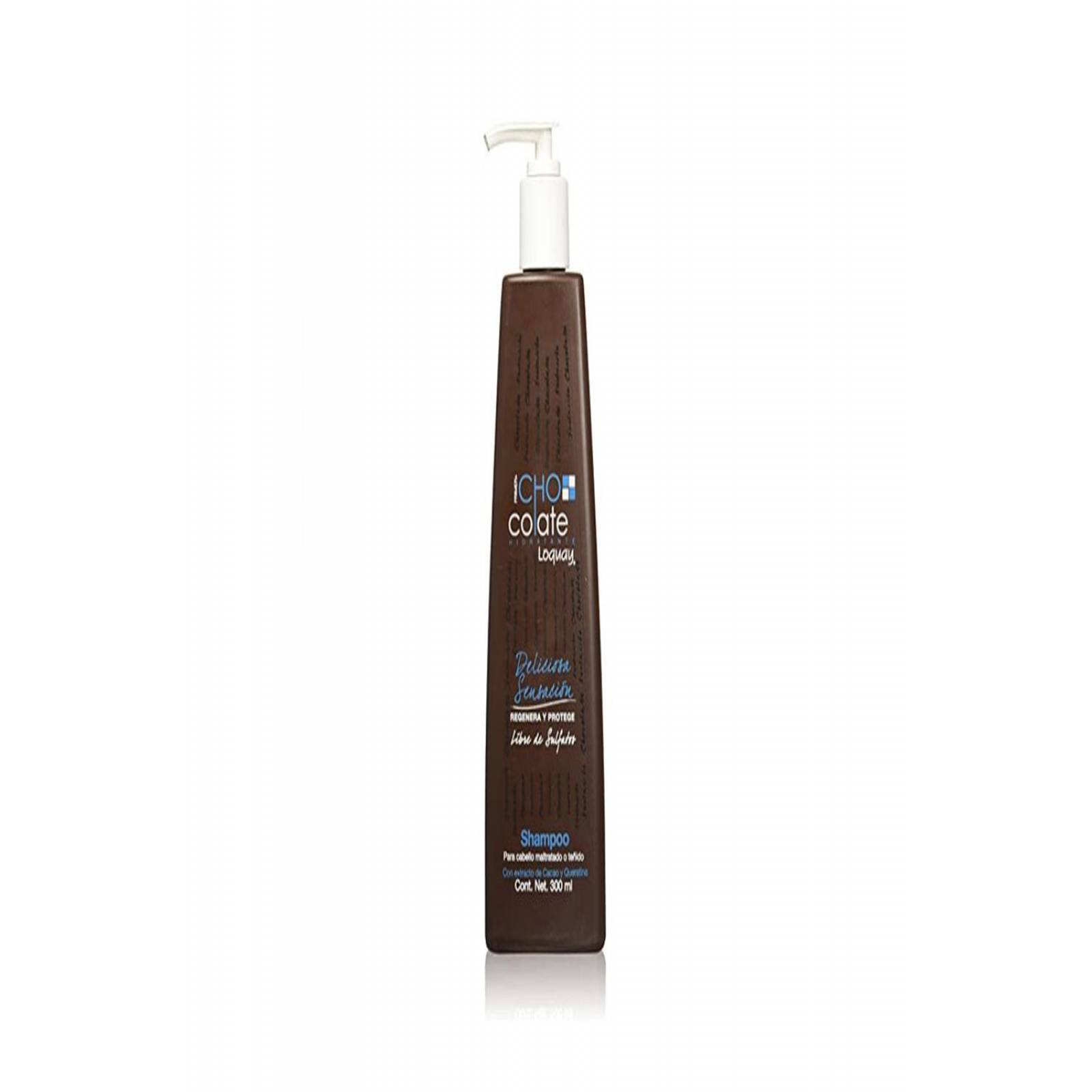 Shampoo Chocolate Hidratante Libre De Sulfatos Loquay 300ml