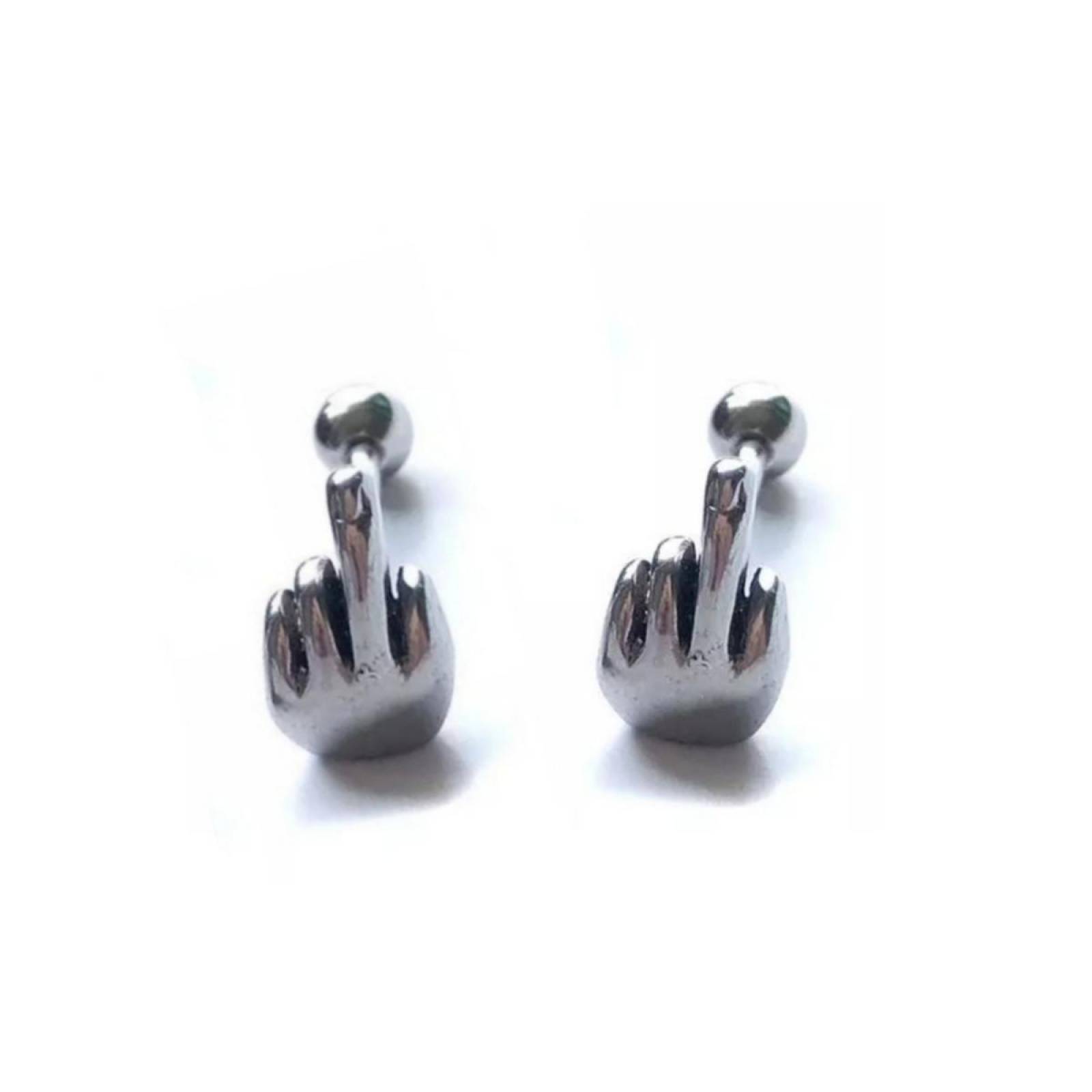 Piercing Para Lengua Mano Acero Quirúrgico