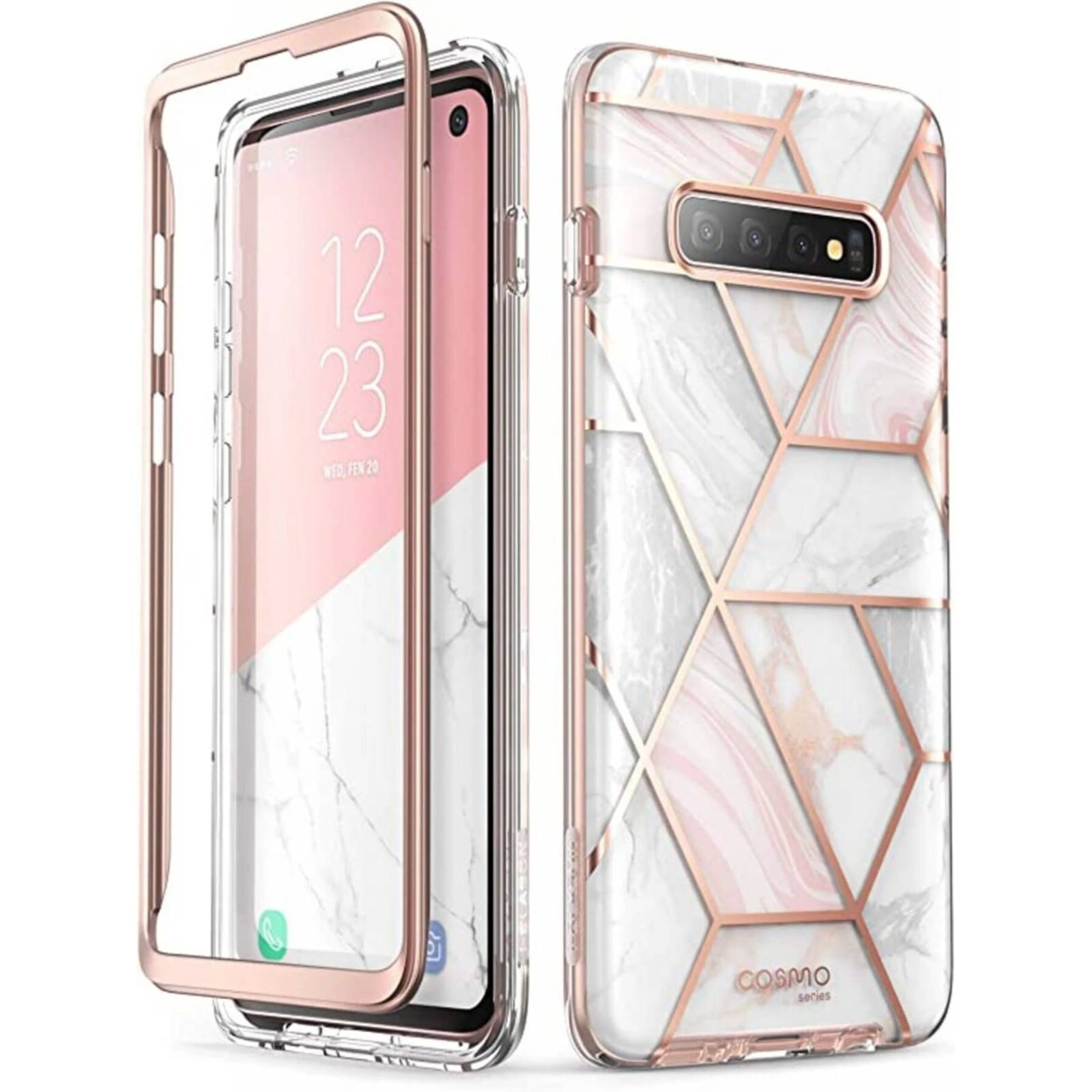 Funda para Galaxy S10 Cosmo Marca Iblason Purpurina 