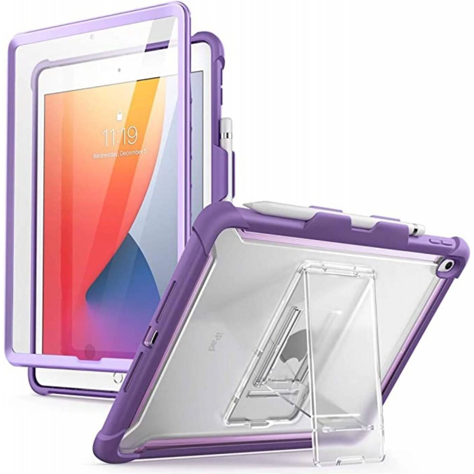 Funda para iPad 2019 10.2 Pulgadas Ares SP Marca Iblason Lila
