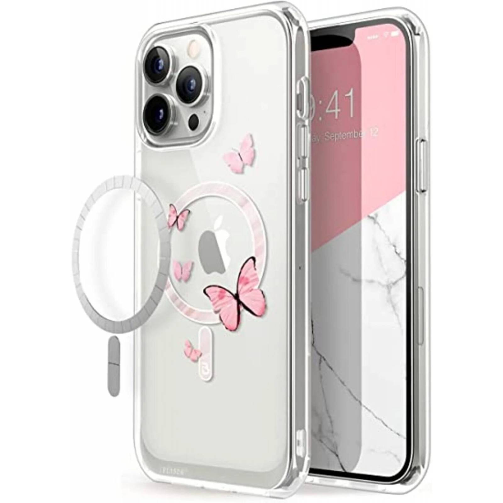 Funda para iPhone 13 Pro MAX 6.7 HaSafe E Marca Iblason Transparente