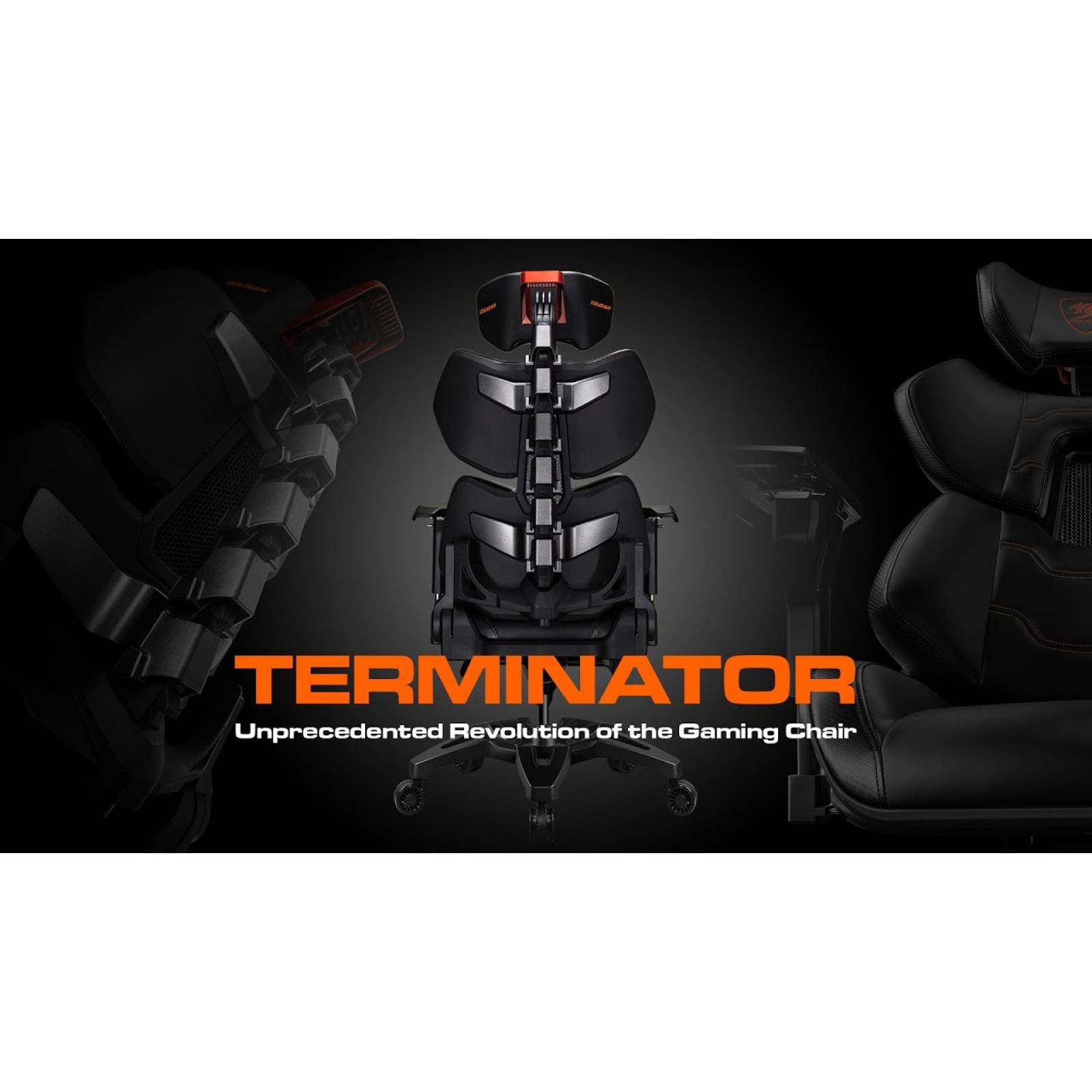 Silla Gamer Ergonomica Cougar Terminator T-800 Vinil Y Malla