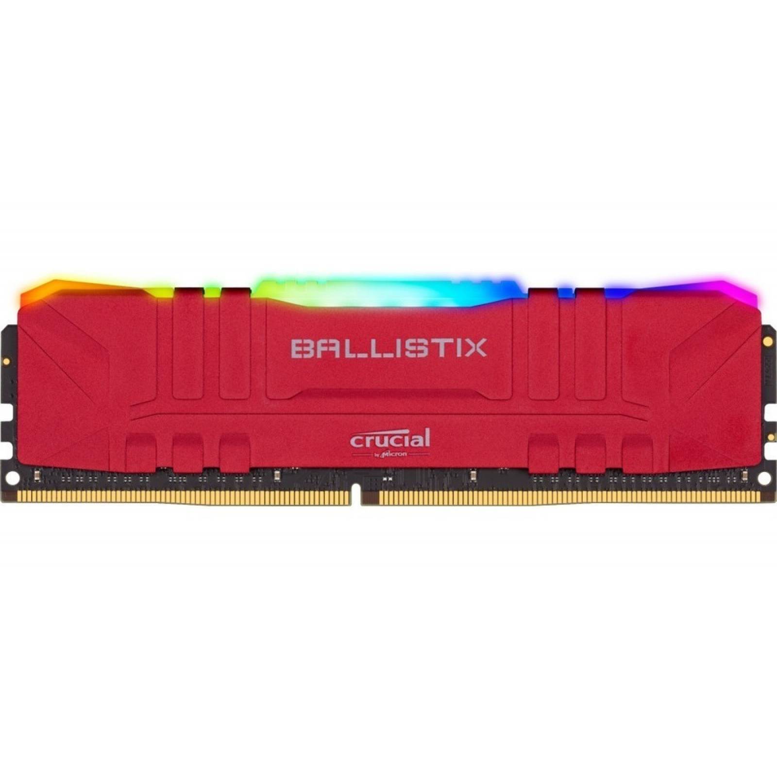 Memoria Ram Crucial Ballistix Rgb Rojo 8gb 3200mhz