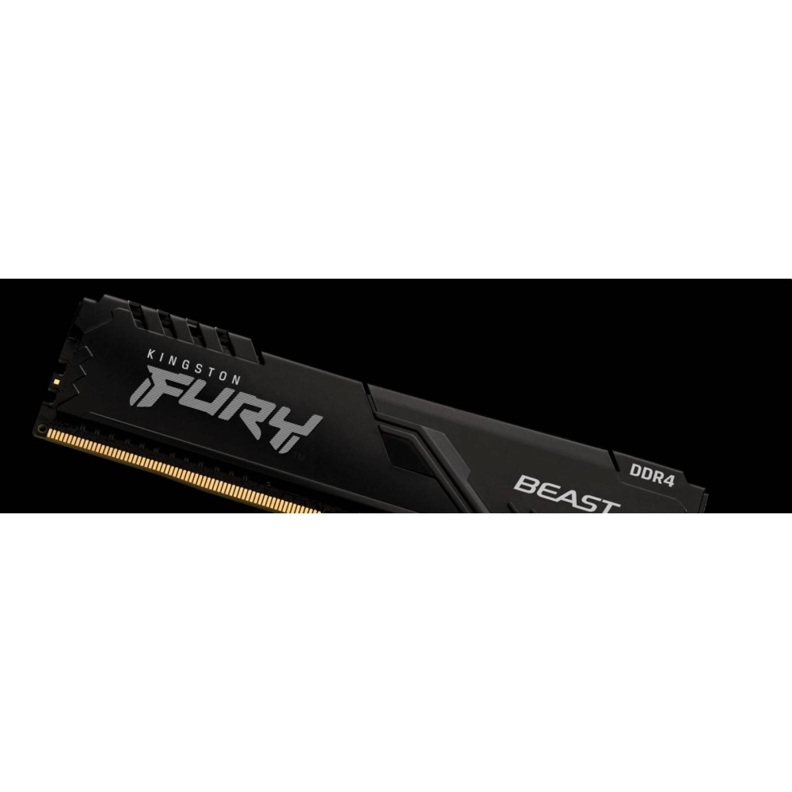 Memoria RAM Kingston FURY Beast Black DDR4, 3200MHz, 32GB, Non-ECC, CL16, XMP