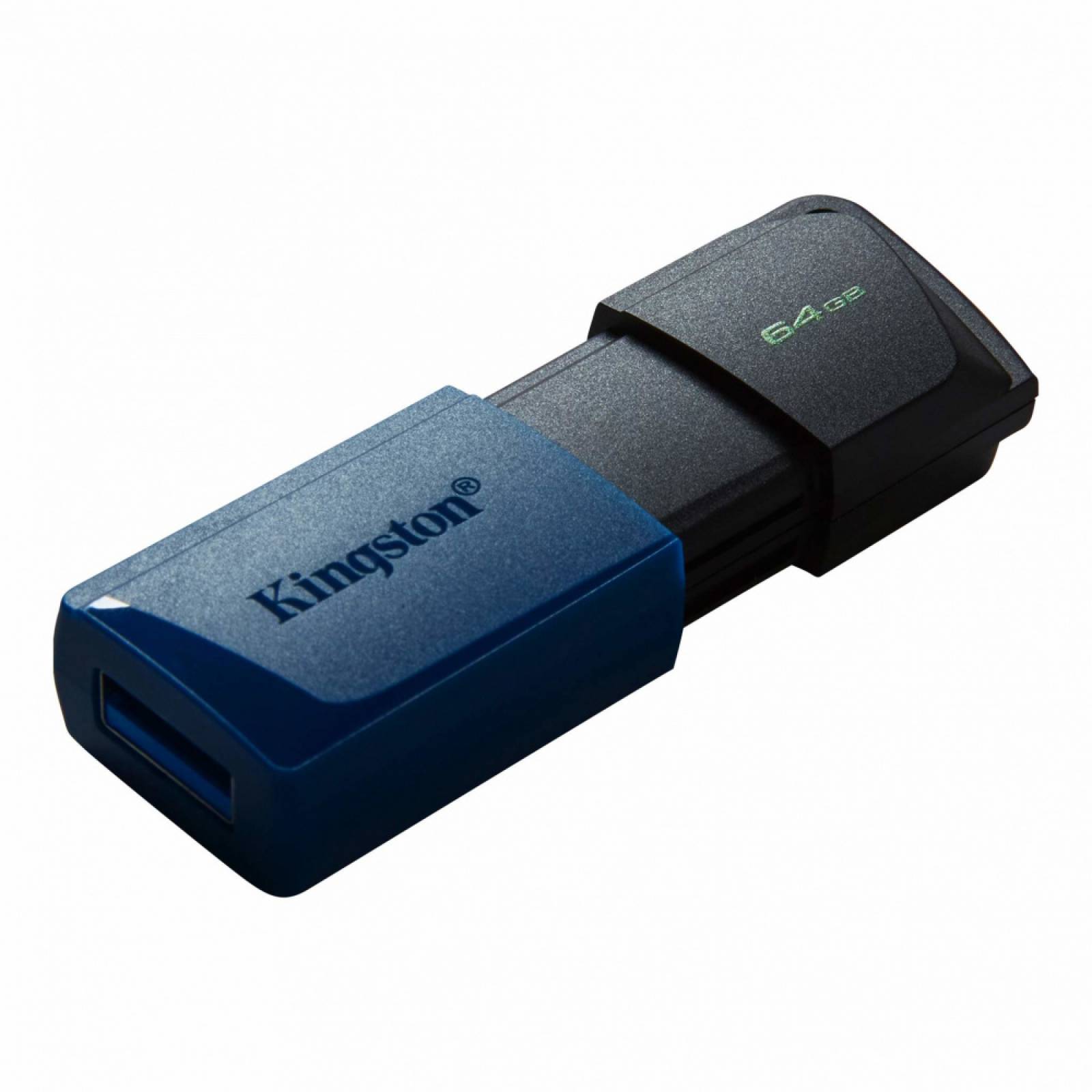 Memoria USB Kingston DataTraveler Exodia M, 64GB, USB A, Negro/Azul