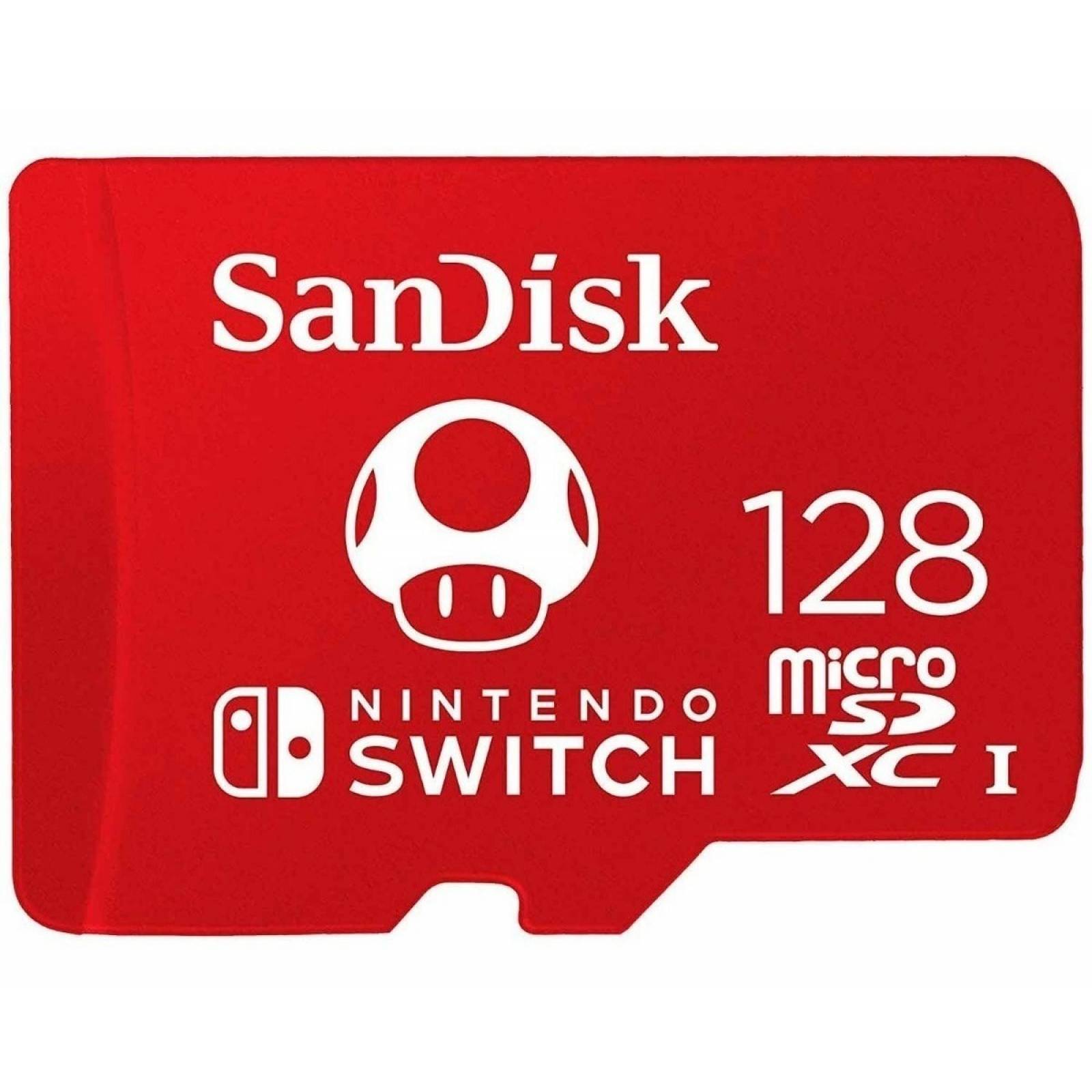 Memoria Sandisk Micro Sd 128gb para Nintendo Switch