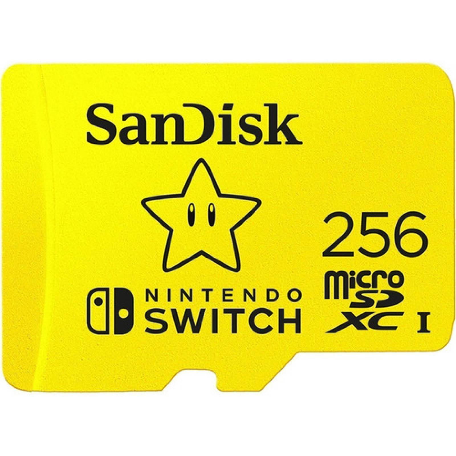 Memoria Sandisk Micro Sd 256gb para Nintendo Switch