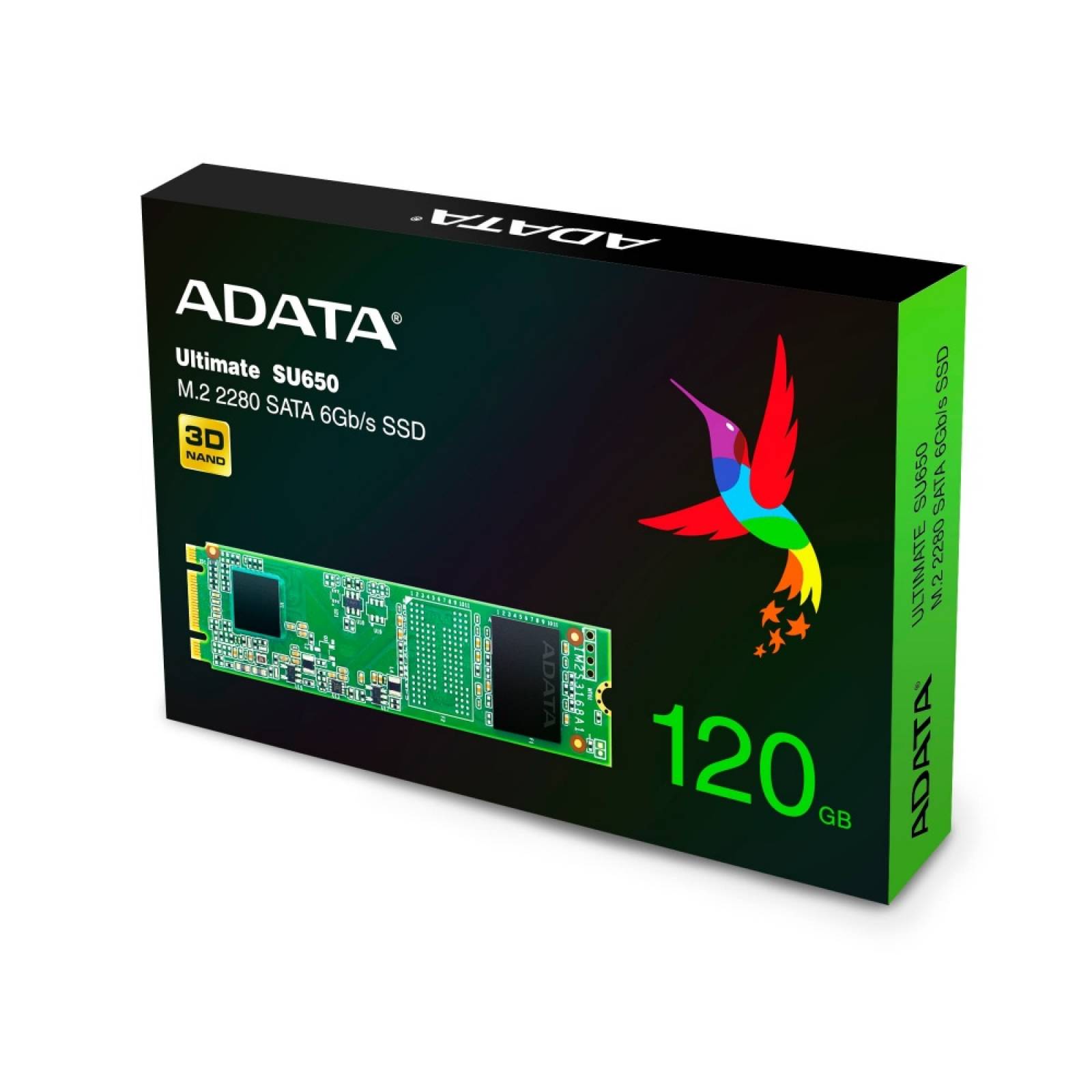 SSD Adata Ultimate SU650, 120GB, SATA III, M.2