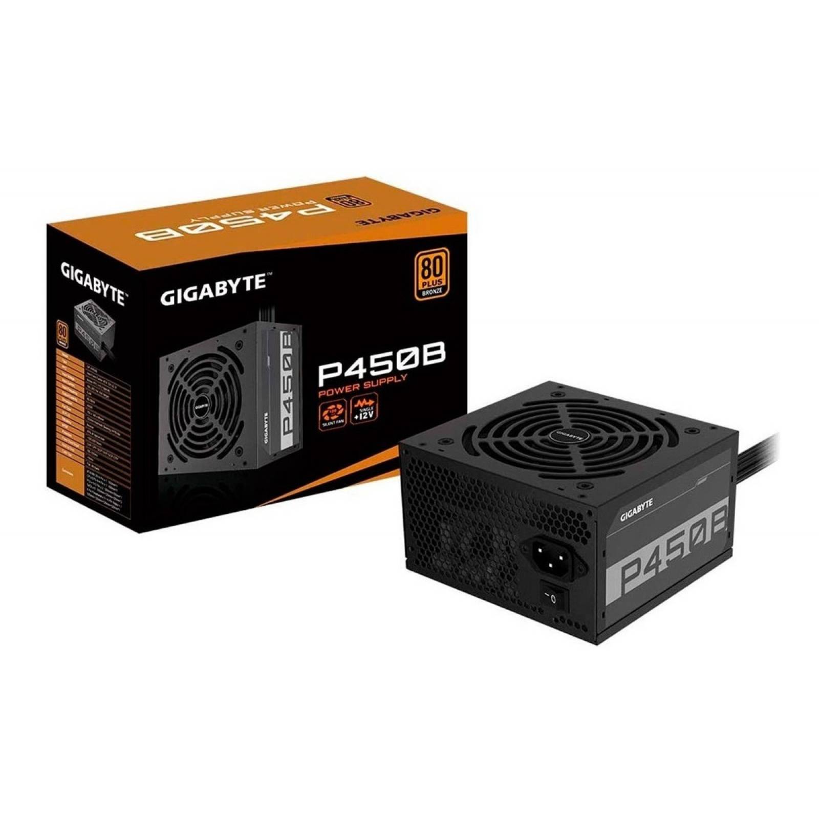 Fuente De Poder 80 Plus Bronze Gigabyte P450b Gp-p450b 450w