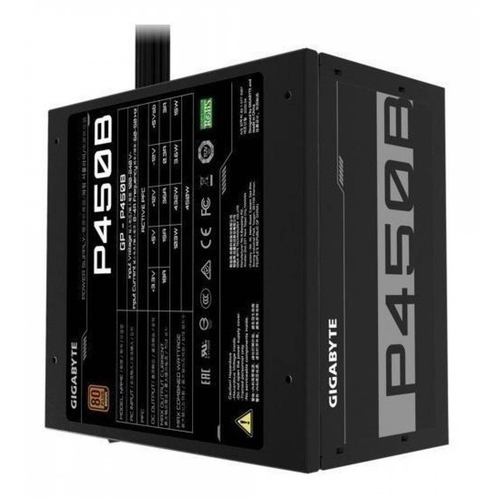Fuente De Poder 80 Plus Bronze Gigabyte P450b Gp-p450b 450w