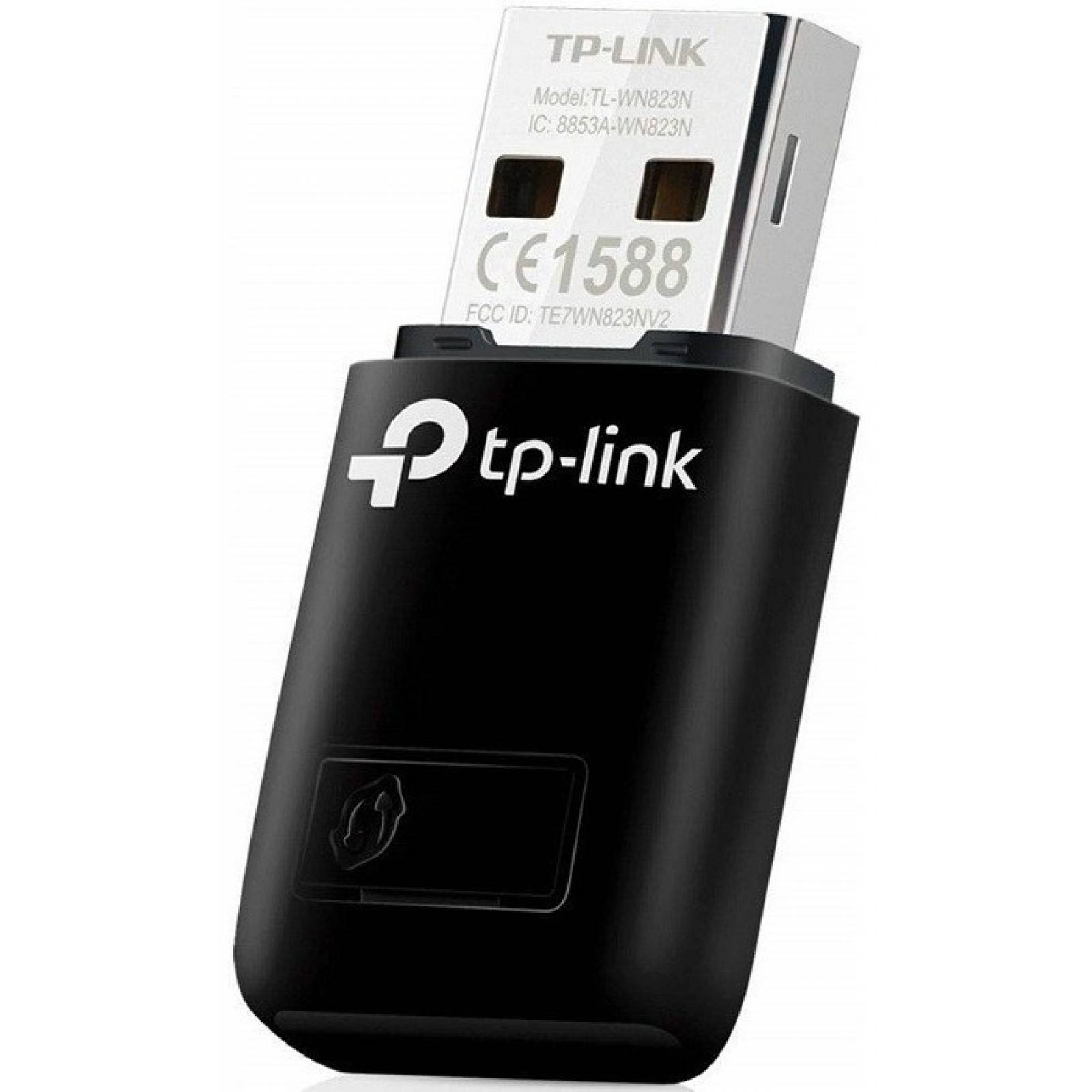 Adaptador Mini De Red Wifi Usb Tp-link Tl-wn823n 300 Mbps