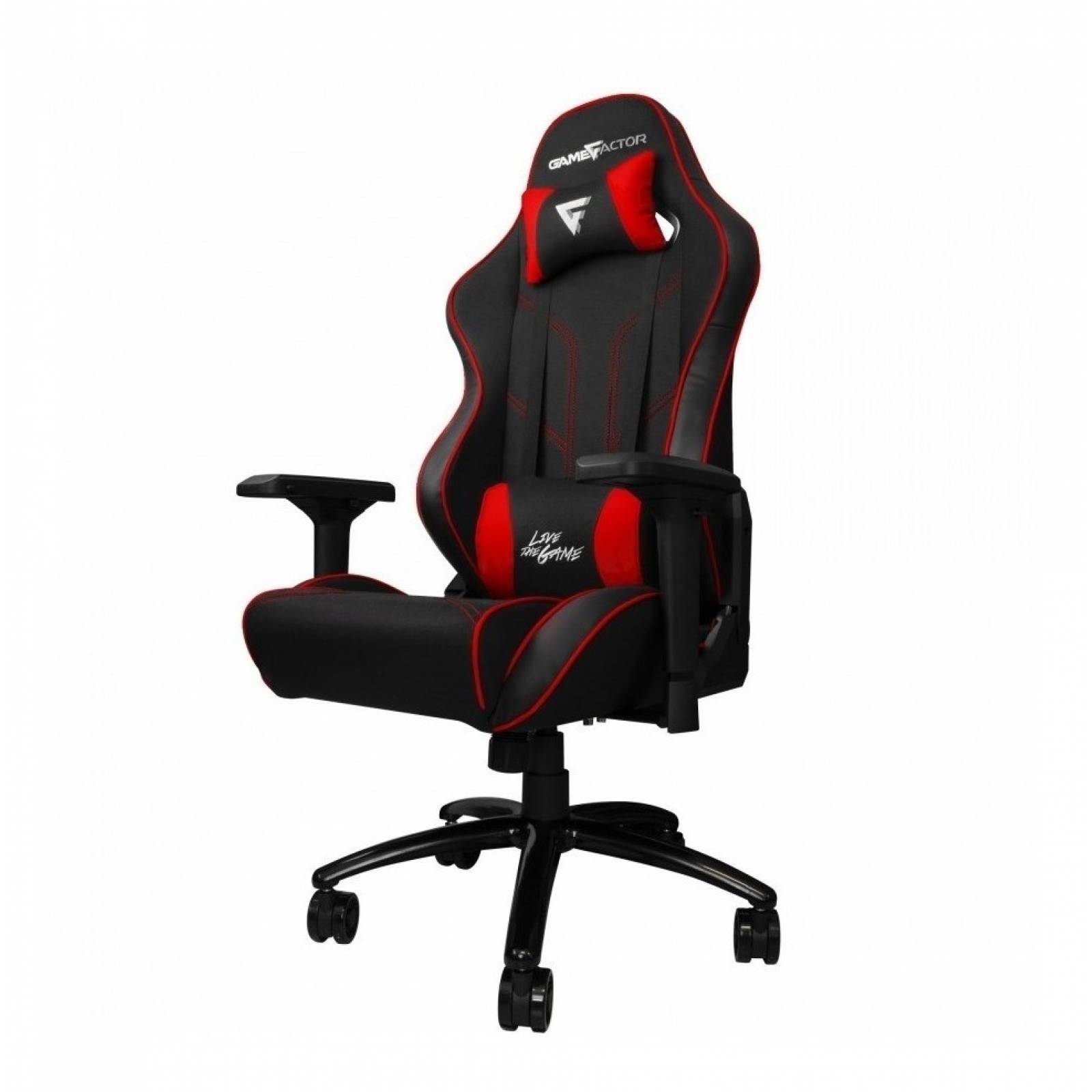 Silla Gamer Game Factor  Tela/poliuretano/metal Reclinable R