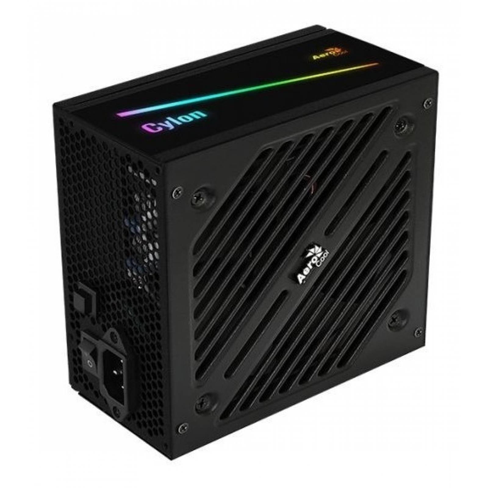 Fuente De Poder 500w Aerocool Cylon 500w, 80+ Bronze Rgb