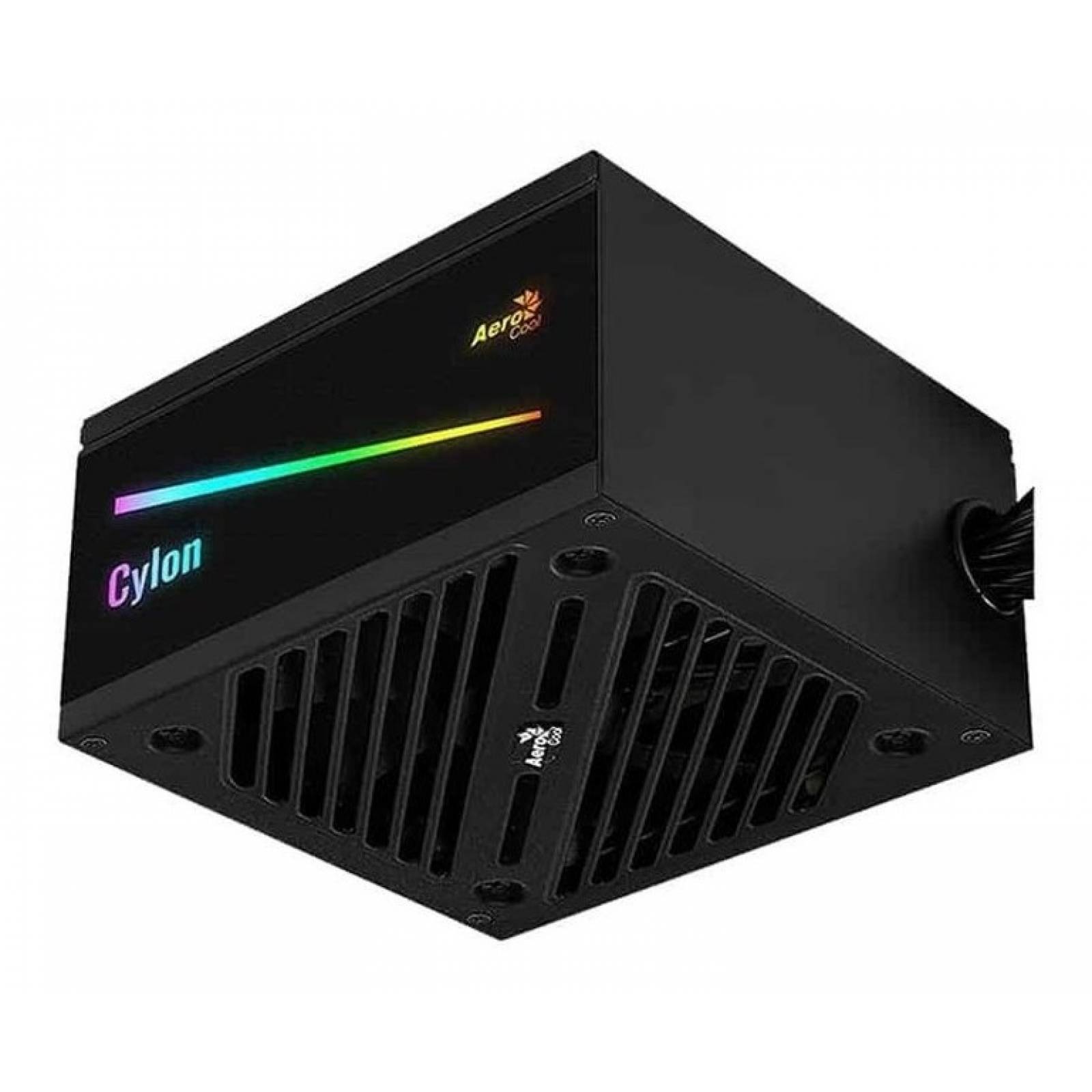 Fuente De Poder 500w Aerocool Cylon 500w, 80+ Bronze Rgb