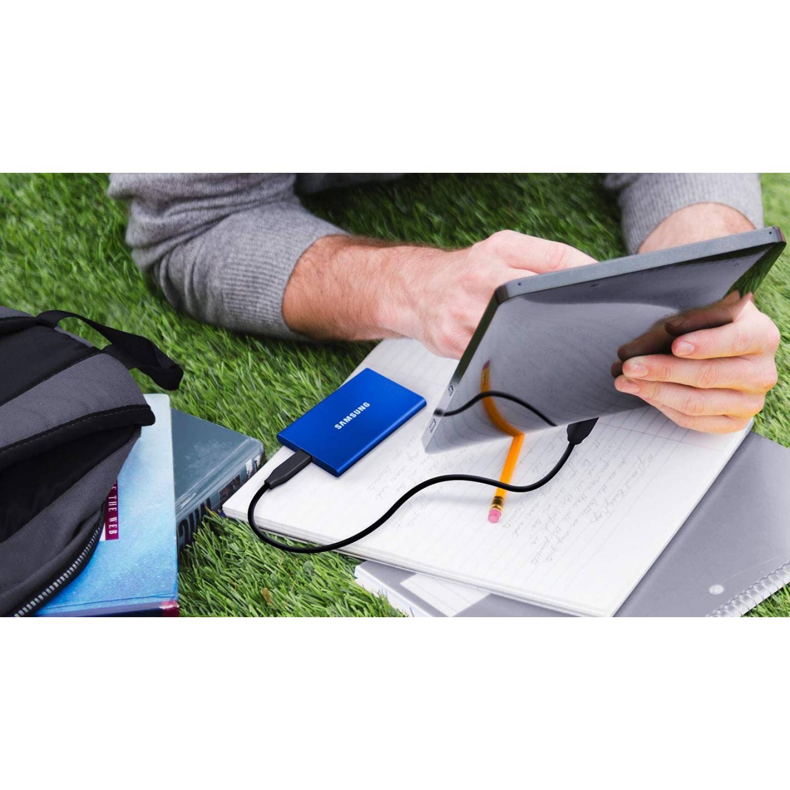 Ssd Externo Samsung Portable Touch T7 Mu-pc500 500gb Negro