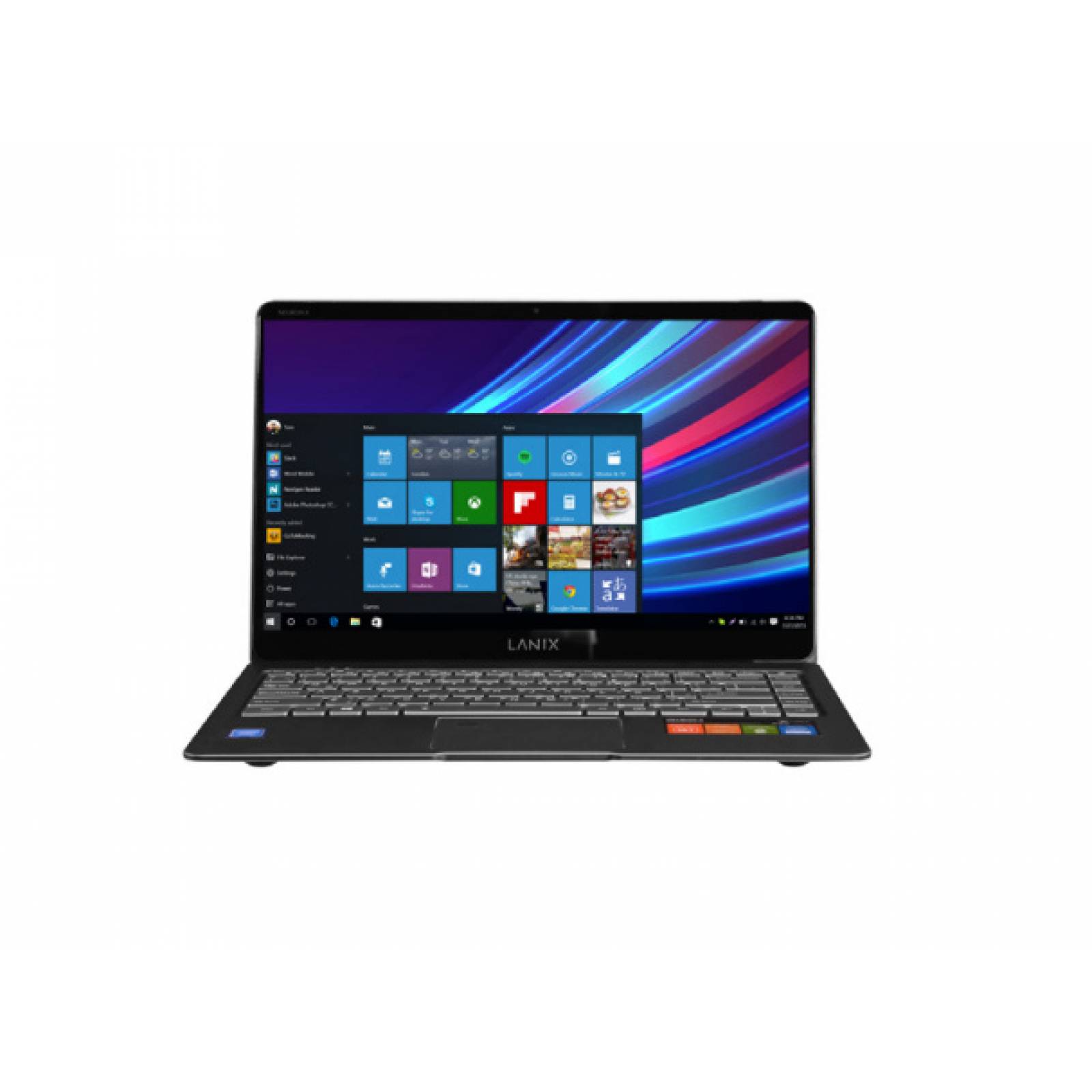 Laptop Lanix 10694 - 14 Pulgadas NEURON X CELERON N4020, 8GB, 128 GB SSD, W10 HOME, SENSOR DE HUELLA DIGITAL