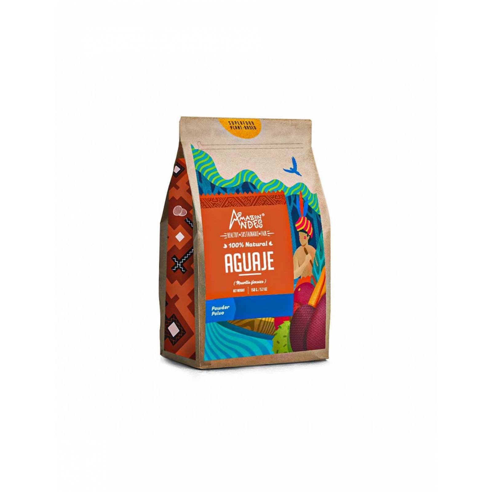 Aguaje Orgánico En Polvo 100% Natural (amazónico) 150 G