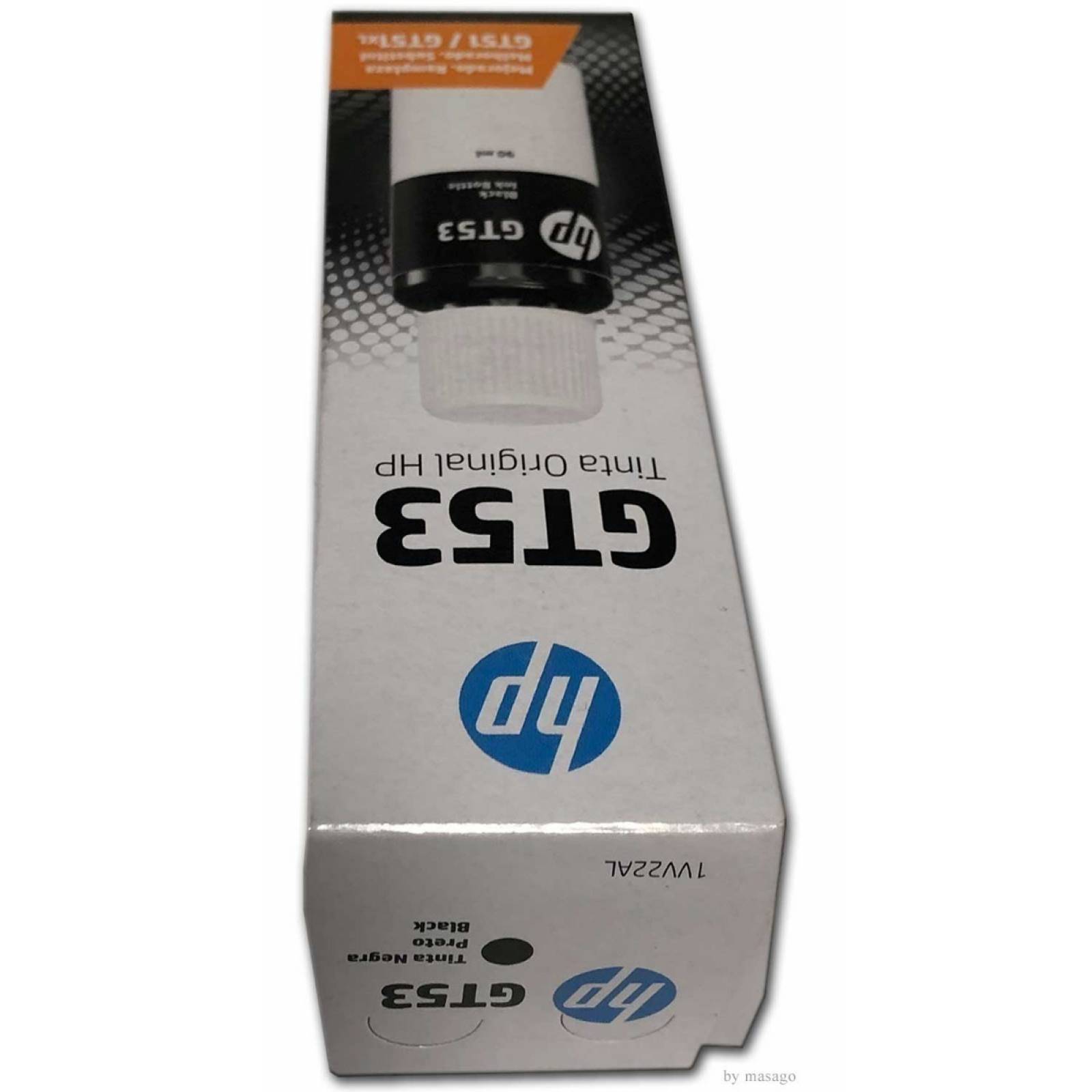 Botella Tinta Hp Gt51 / Gt53 Negro 1vv22al Original Mejorado