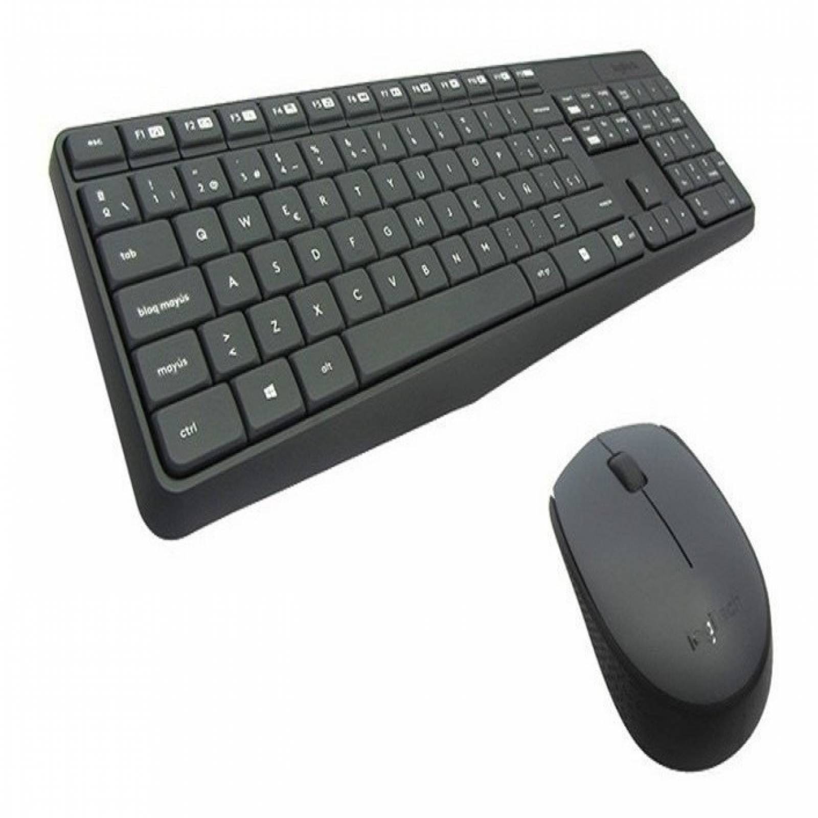 Kit Logitech Mk235 Mouse Y Teclado Español Inalámbrico