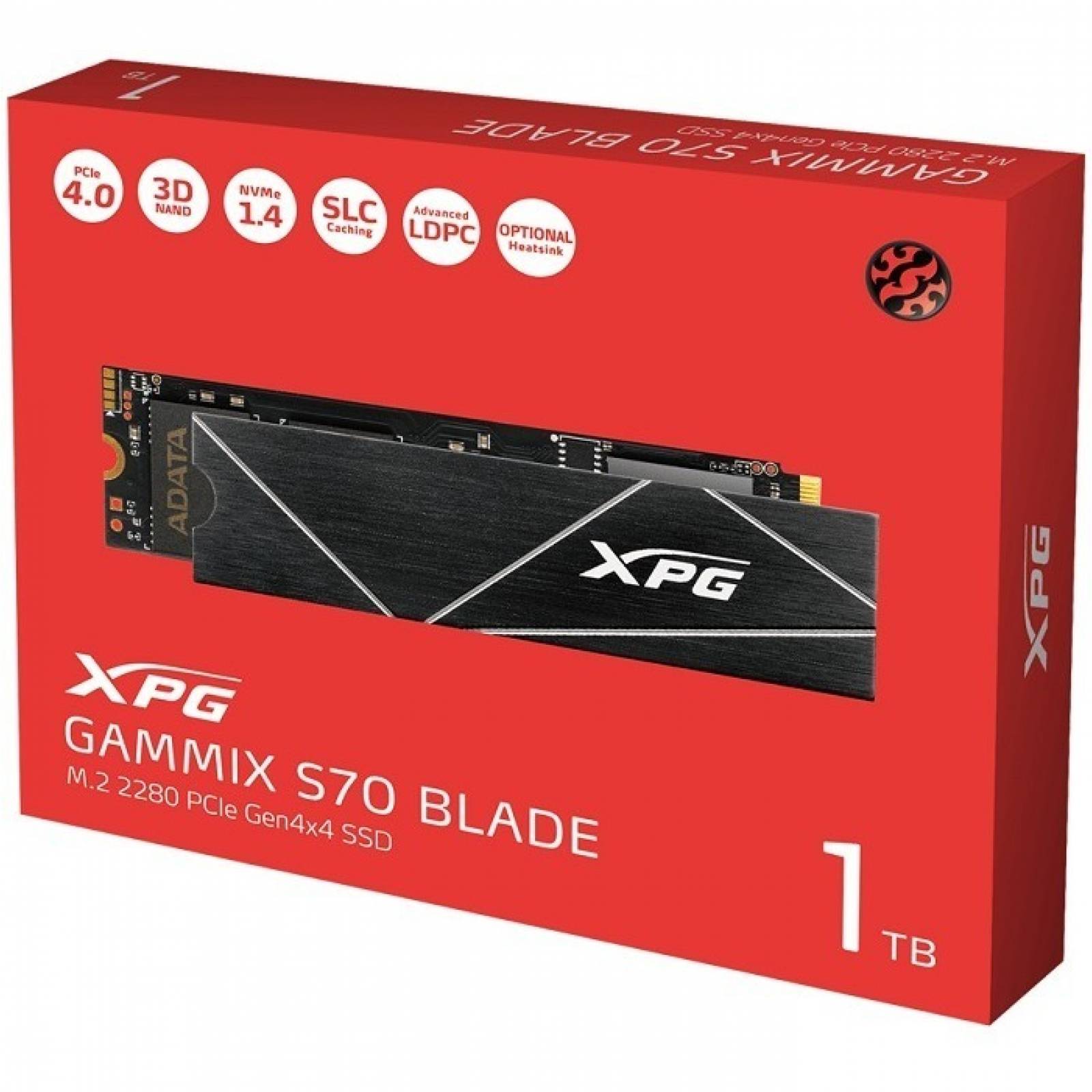 M.2 2280 Ssd 1tb Adata Xpg Gammix S70 Blade Solido Pc Ps5