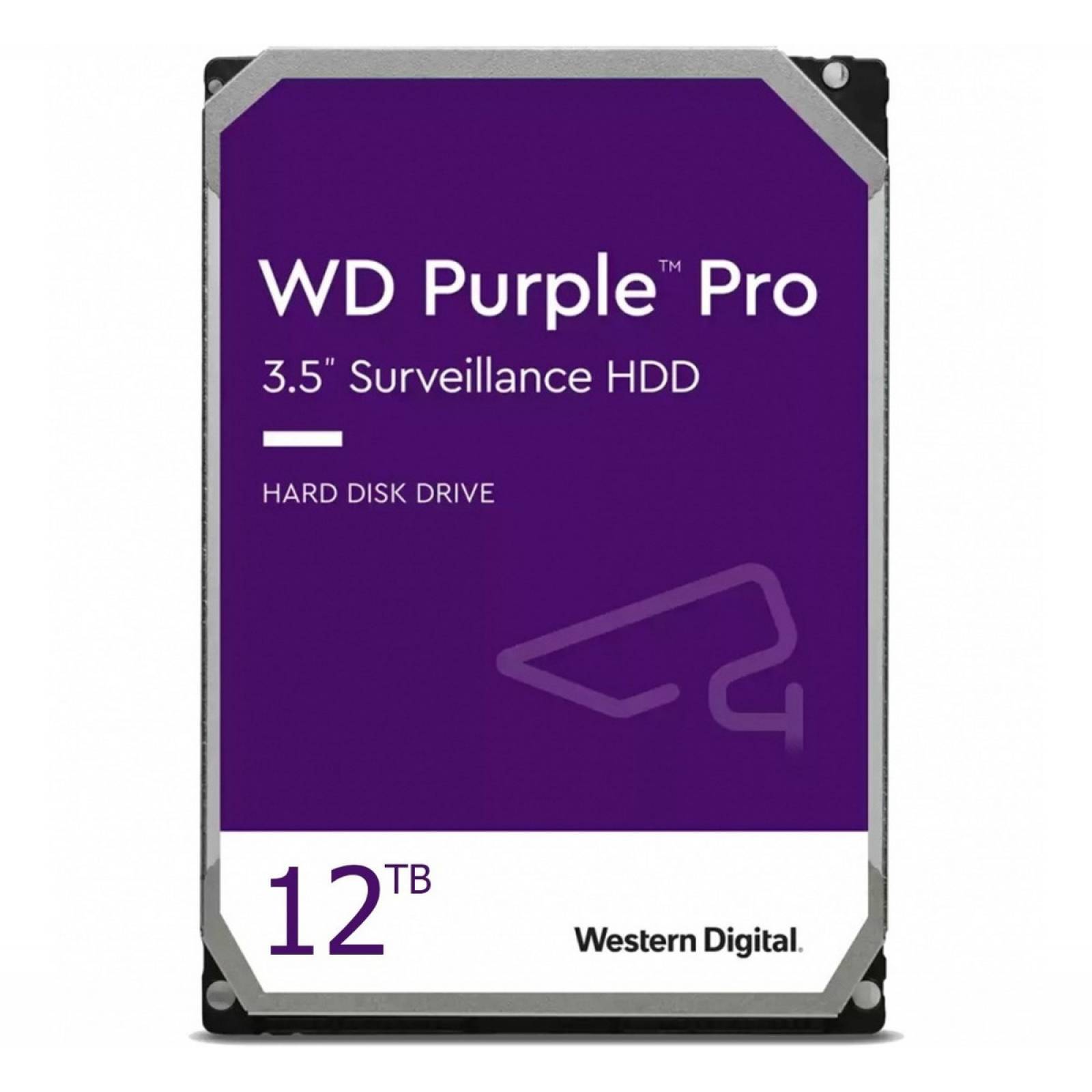 Disco Duro 12tb Western Digital Purplepro Videovigilancia