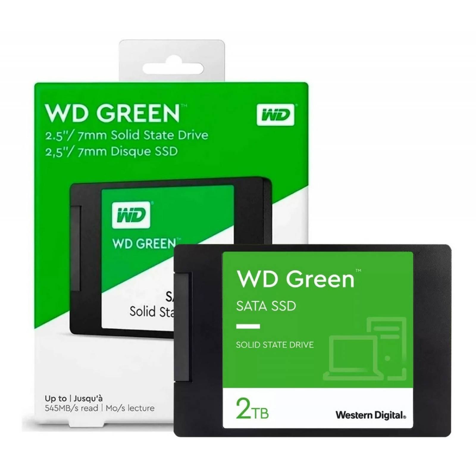 Ssd 2tb Western Digital Disco Duro Solido 2.5 Pc Laptop