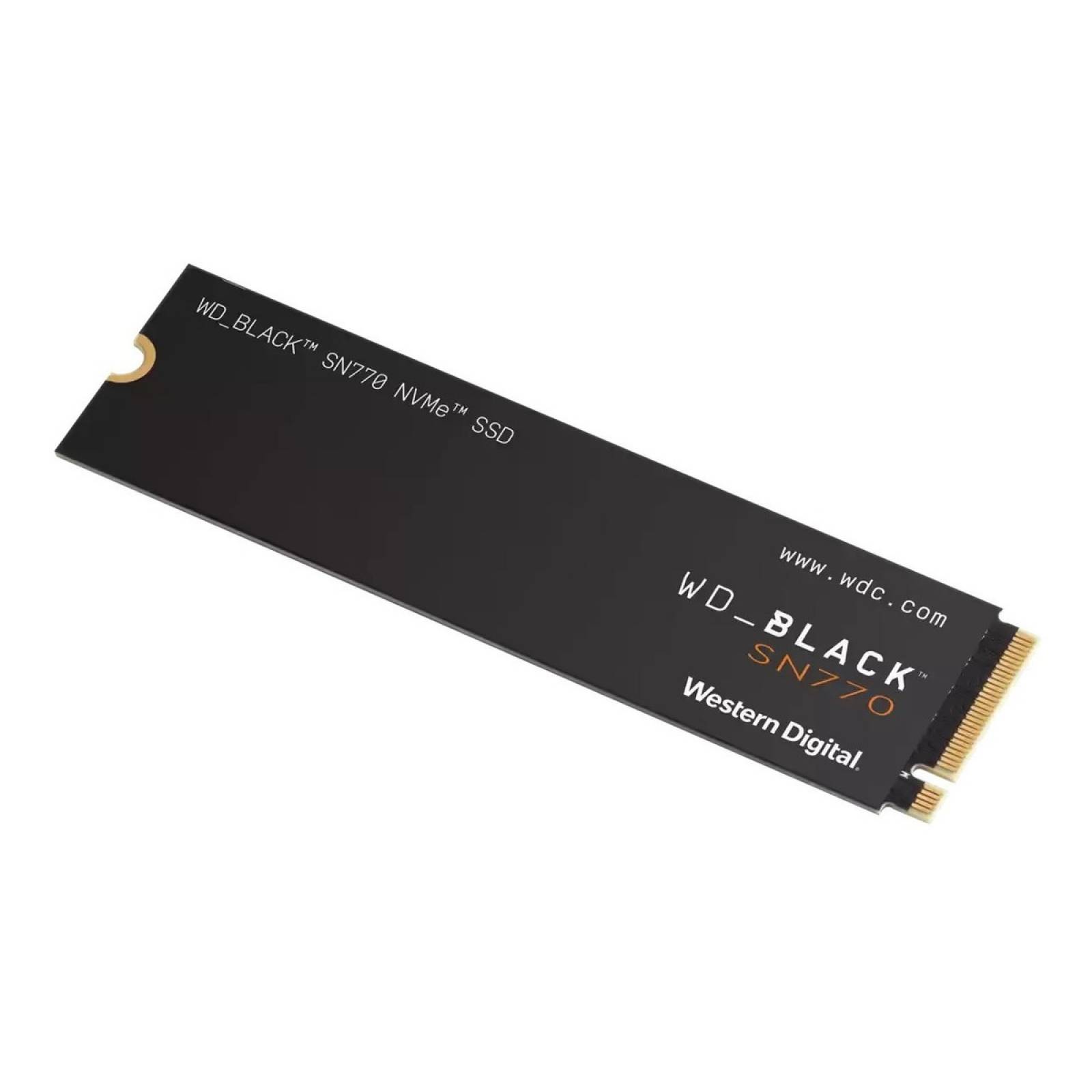 Disco sólido SSD interno Western Digital WD Black SN770 WDS100T3X0E 1TB negro