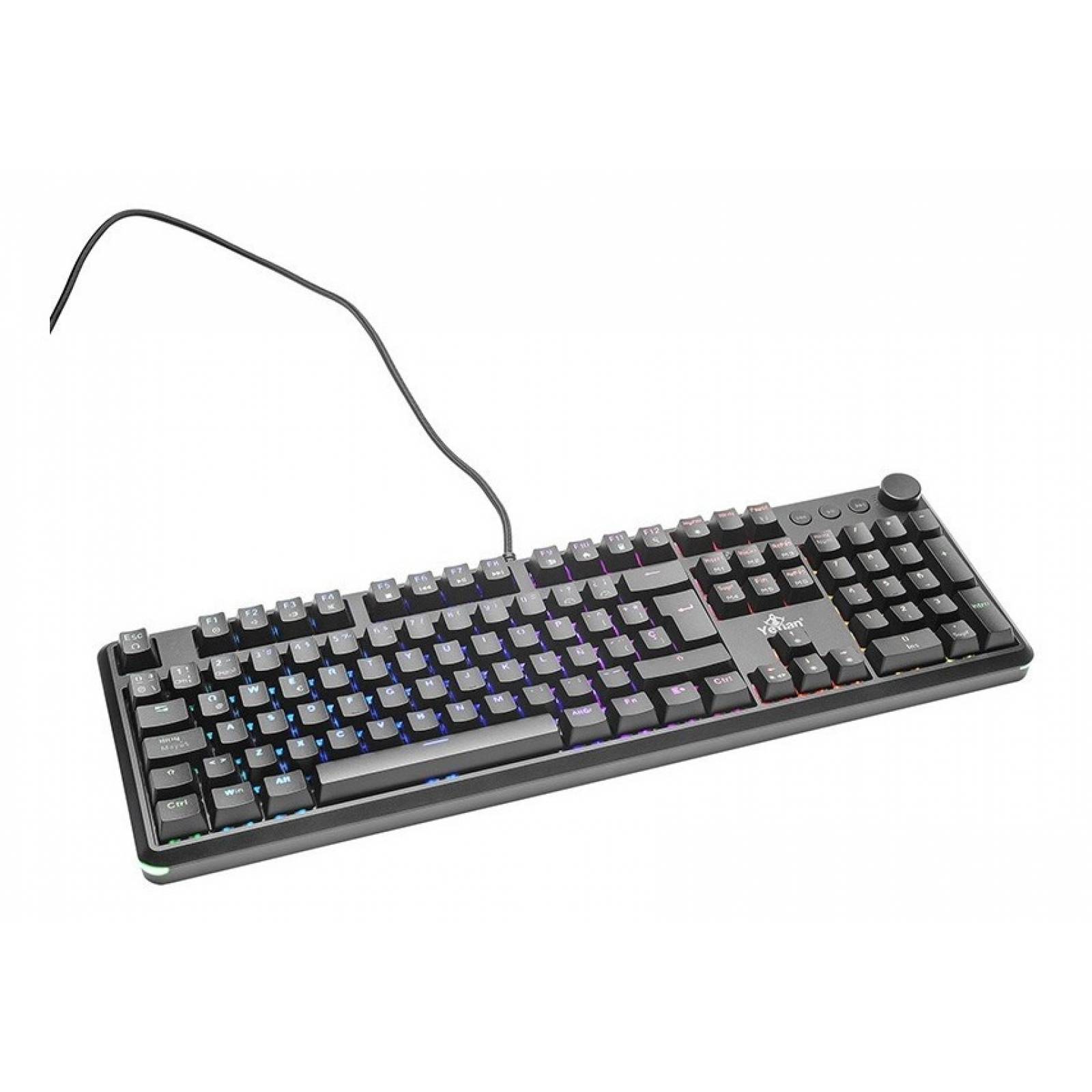 Teclado Gamer Yeyian Ytm-28208b Asward S3000 Switch Azul Rgb