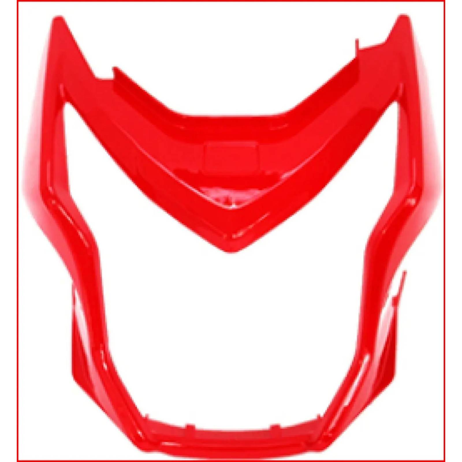 Cubierta Faro Italika Ft150 Gts Rojo/blanco Alta Calidad