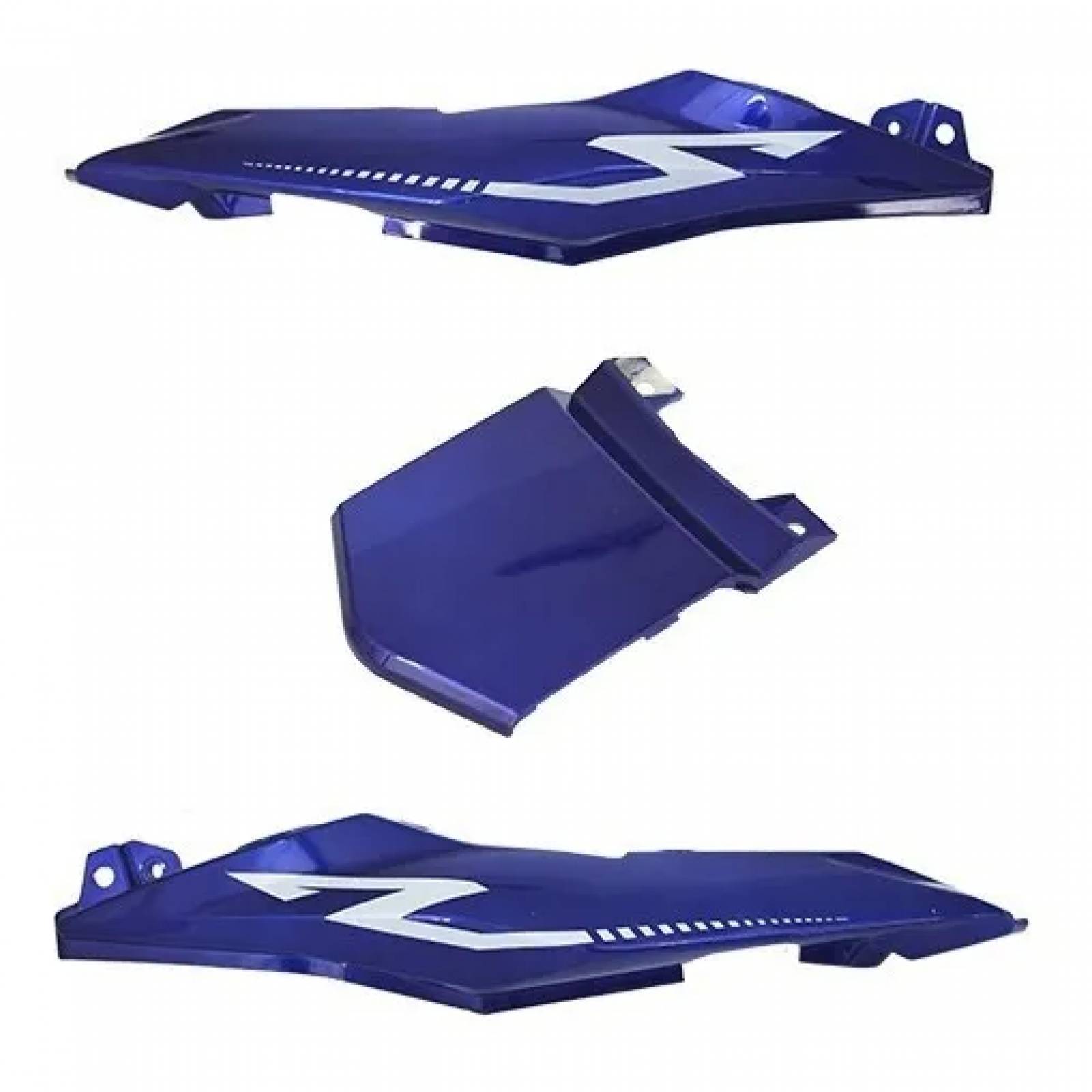 Juego Cubiertas Traseras Italika 125z Azul Alta Calidad