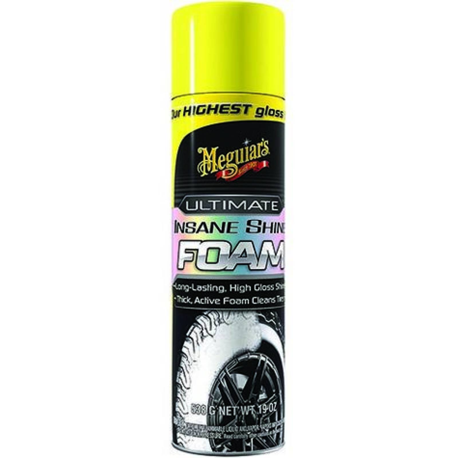 Abrillantador Llantas en Espuma 538 g Meguiars Insane Shine
