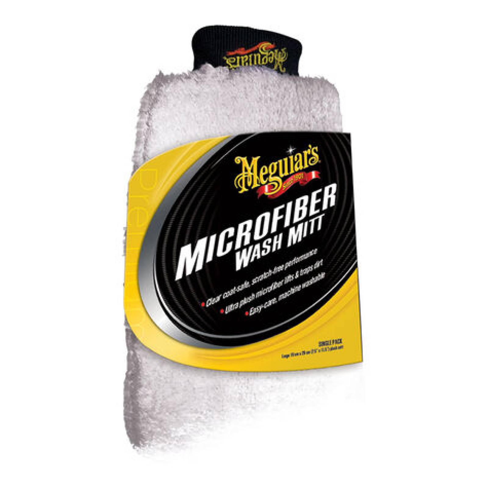 Guante de Microfibra para lavado Manopla Auto 1 pz Meguiars