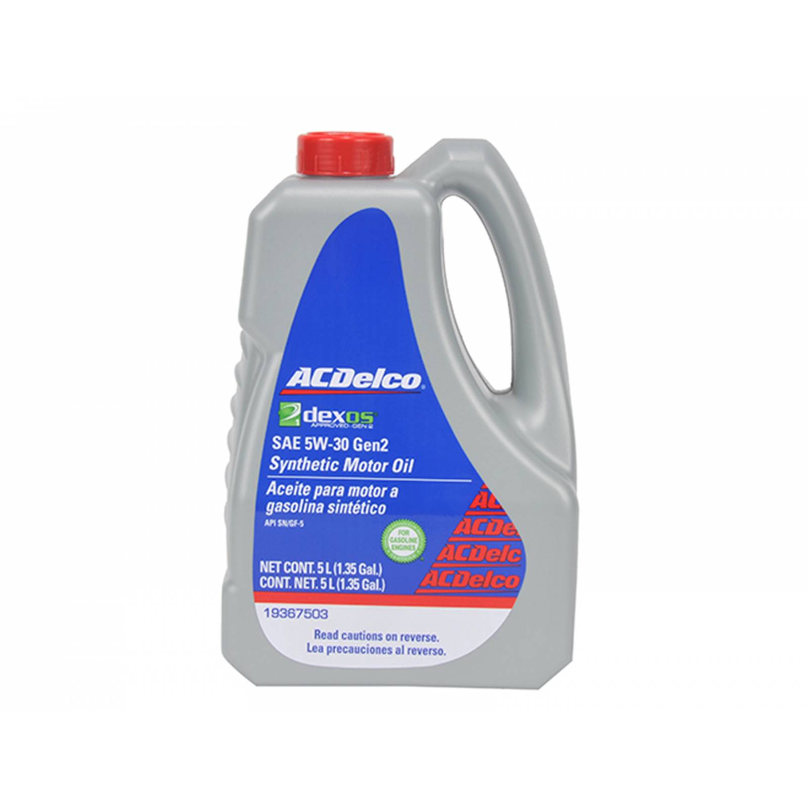 Aceite Multigrado 100% Sintético DEXOS1 GEN 2 para Motor SAE 5W-30 SN ; 5 Lt