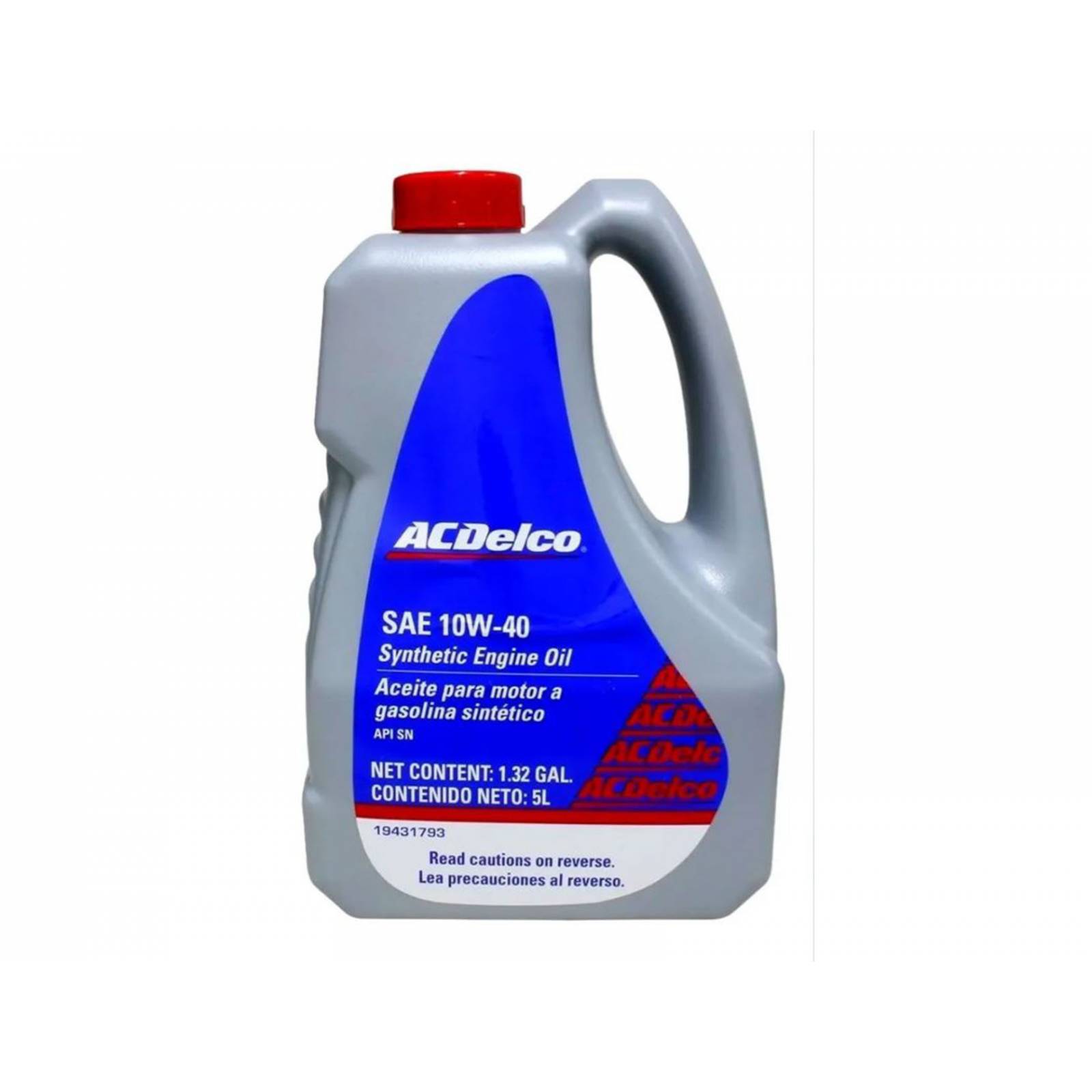 Aceite para Motor 100% Sintetico 10W40 Dexos2 SN ; 5 LTS