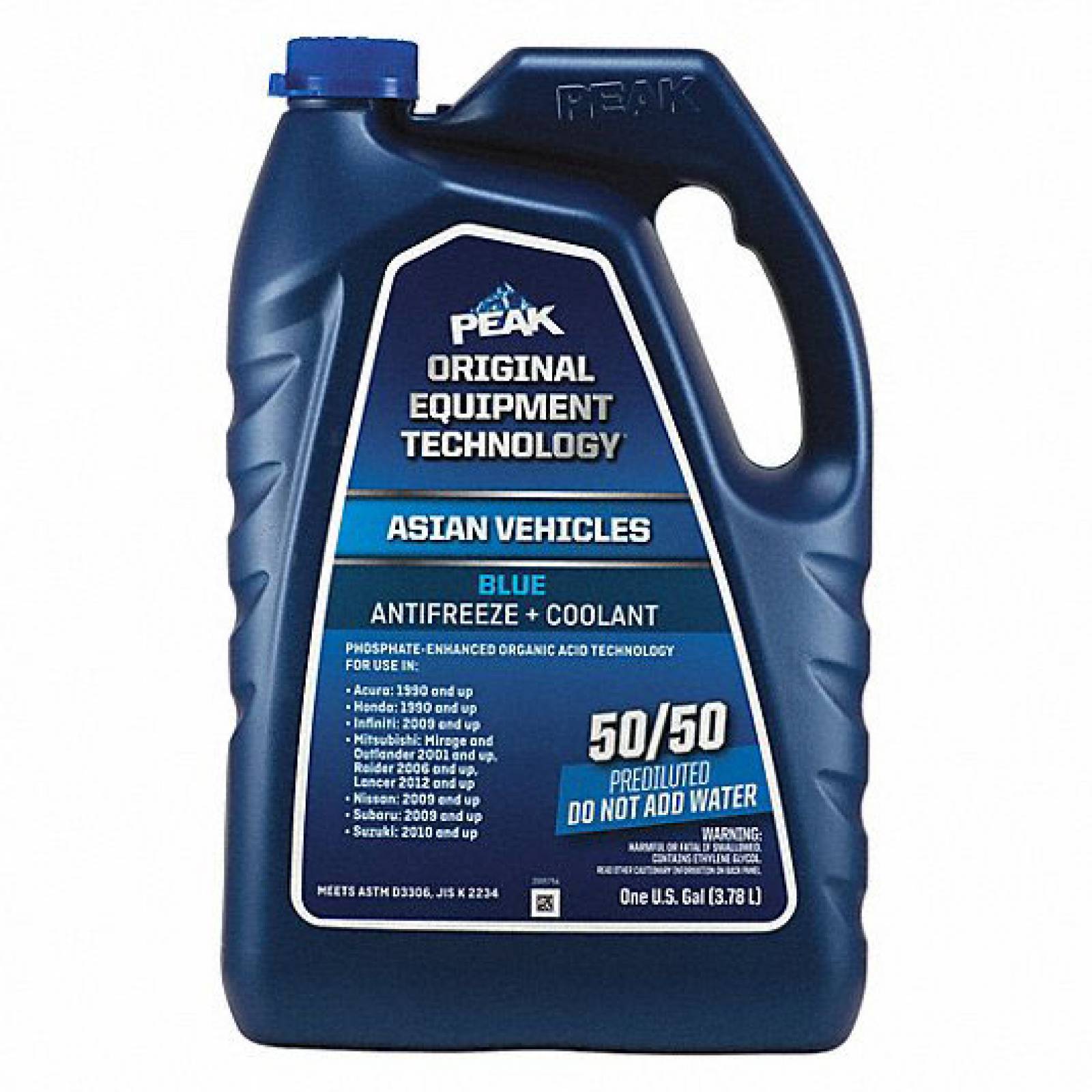 Anticongelante Peak Oet Azul Vehículos Asiáticos 3.78l